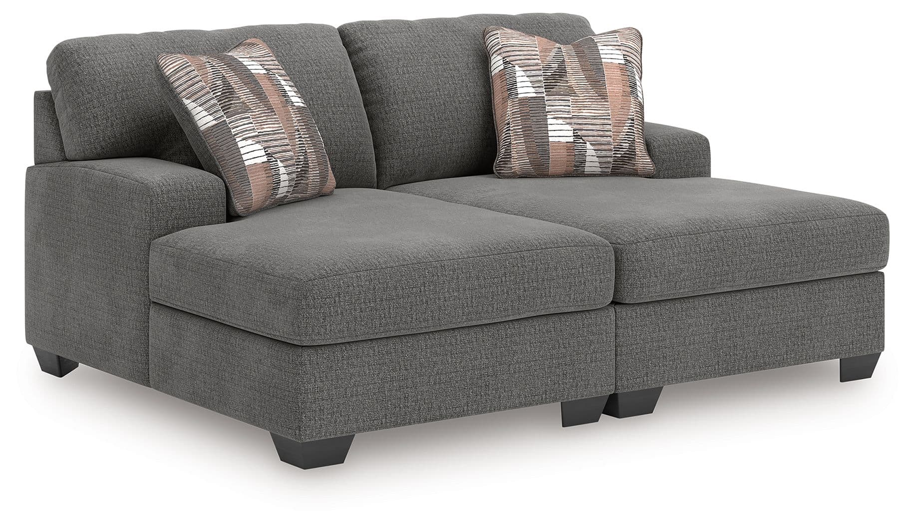 Clarington - 2-Piece Super Chaise - Greystone