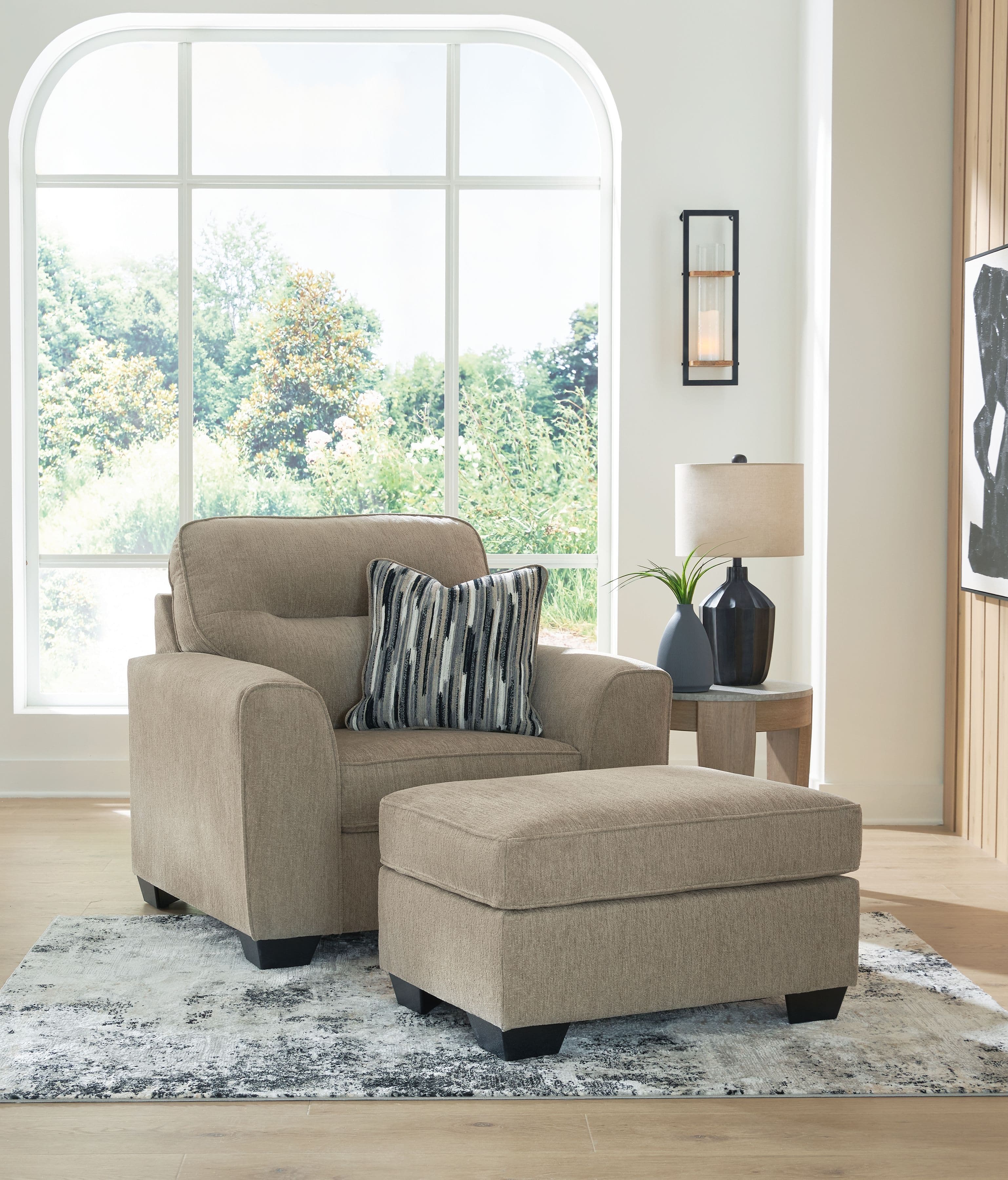 2 Pc. · Chair And A Half, Ottoman · Mocha