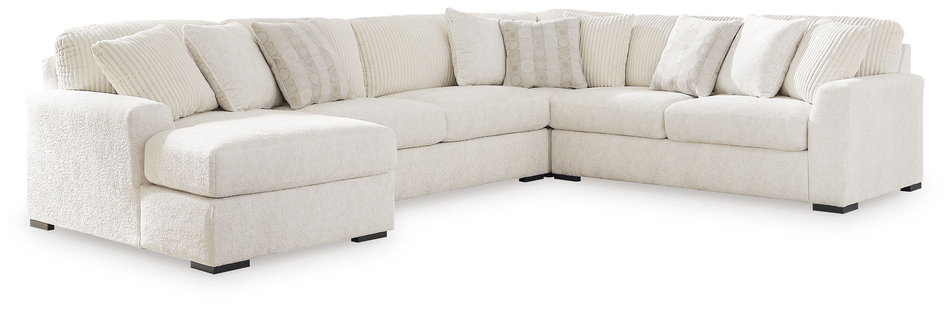 4-Piece Sectional With Laf Corner Chaise