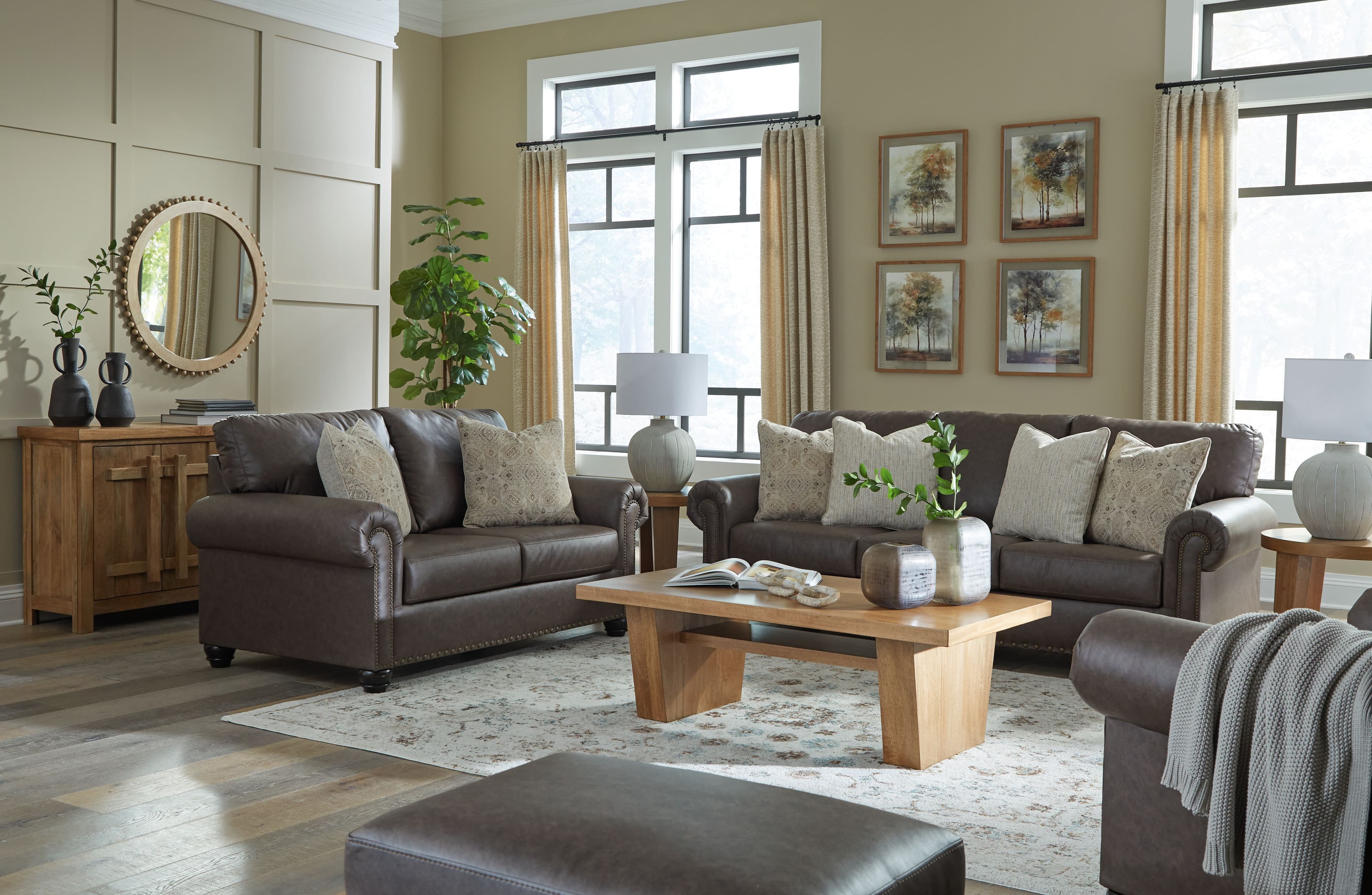4 Pc. · Sofa, Loveseat, Chair, Ottoman