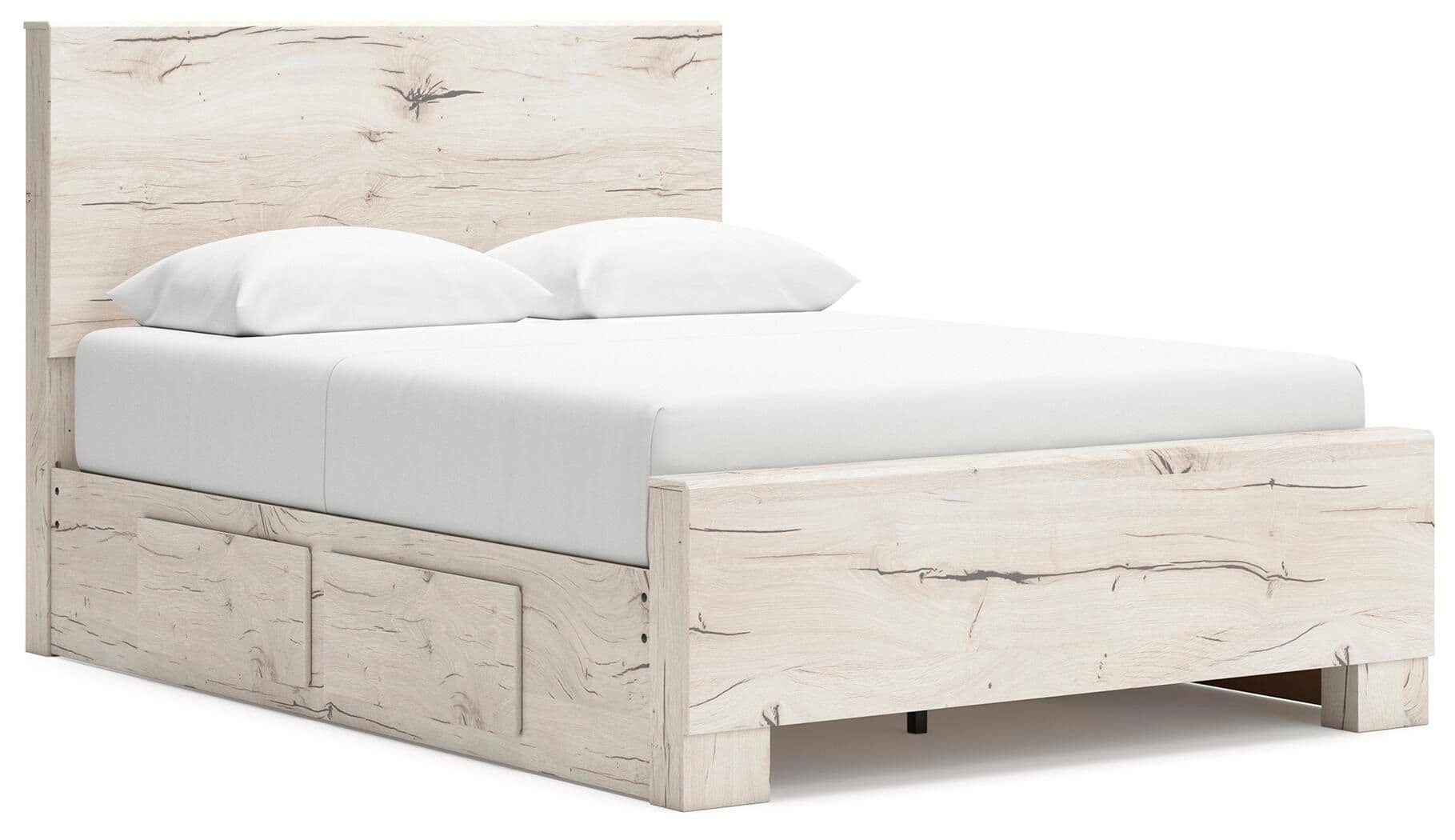 Full Panel Bed With Under Bed Storage