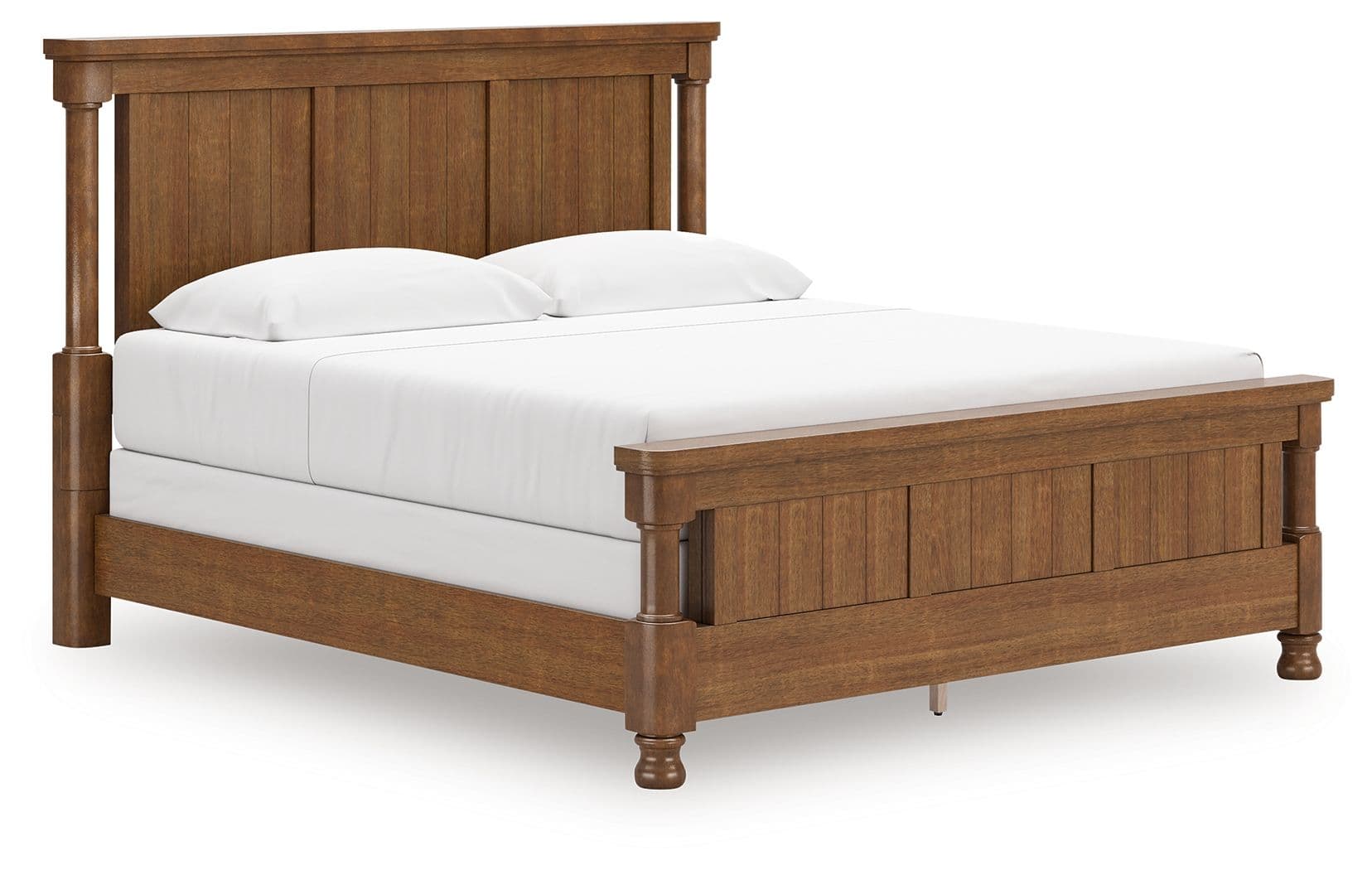King Poster Bed · Brown