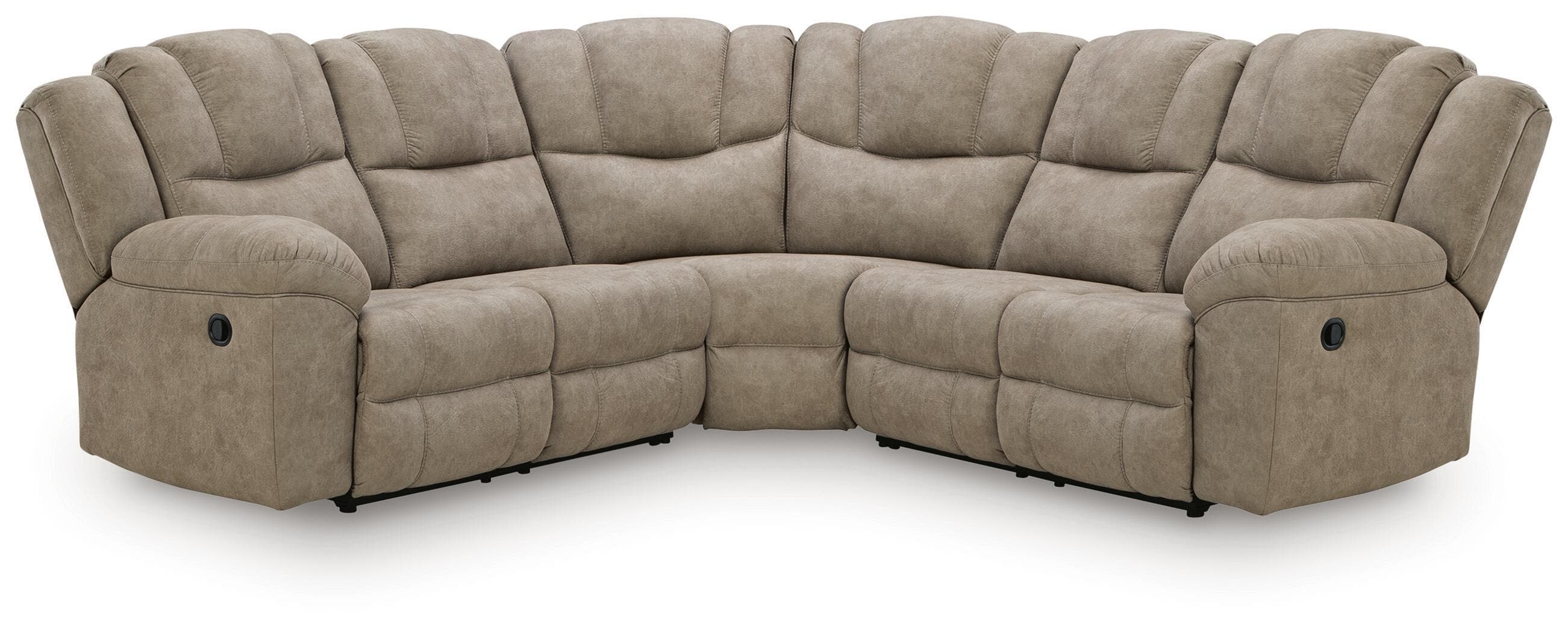 Pearce-Pike - 3-Piece Reclining Sectional - Birch