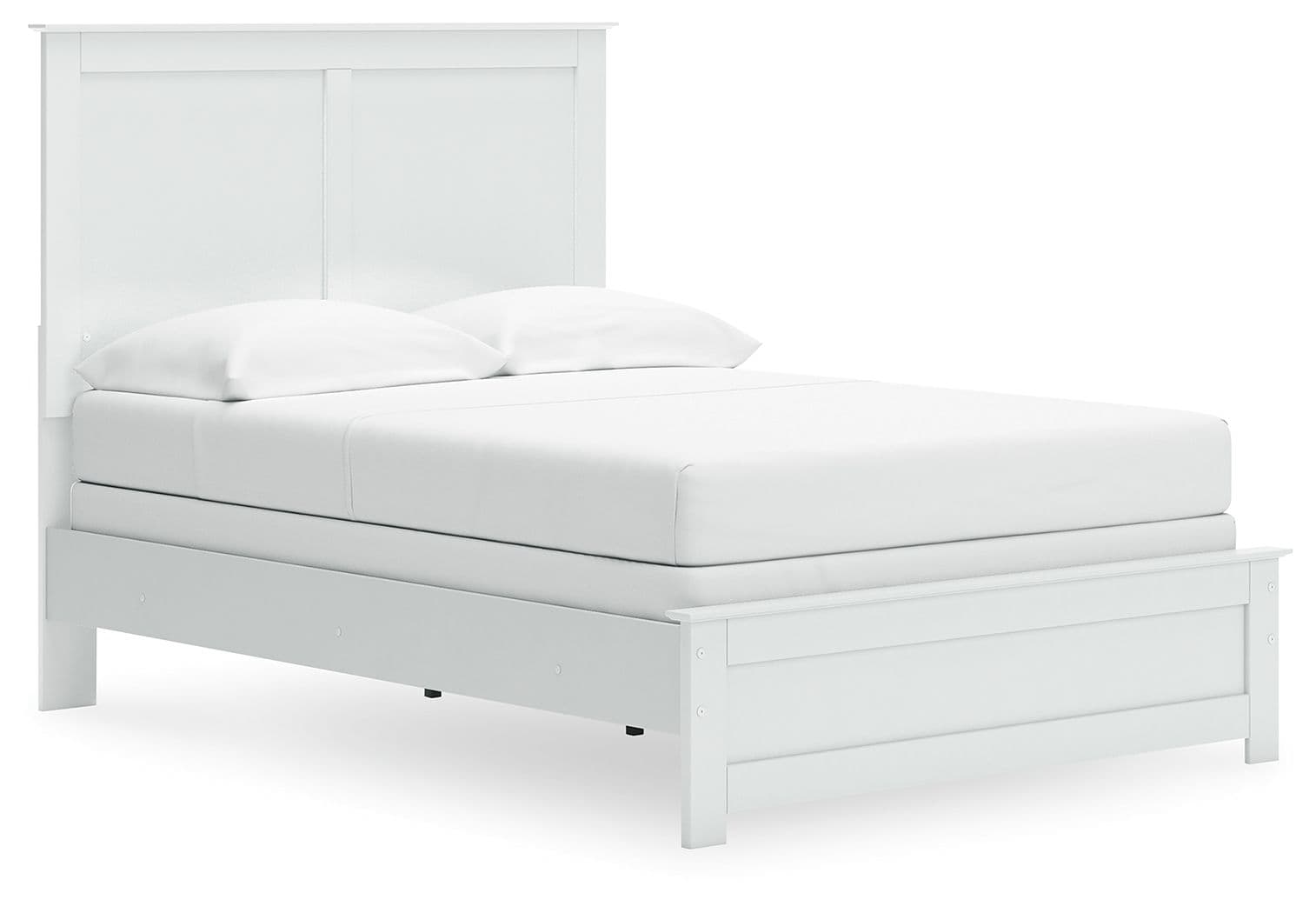 Full Panel Bed With Framed Footboard