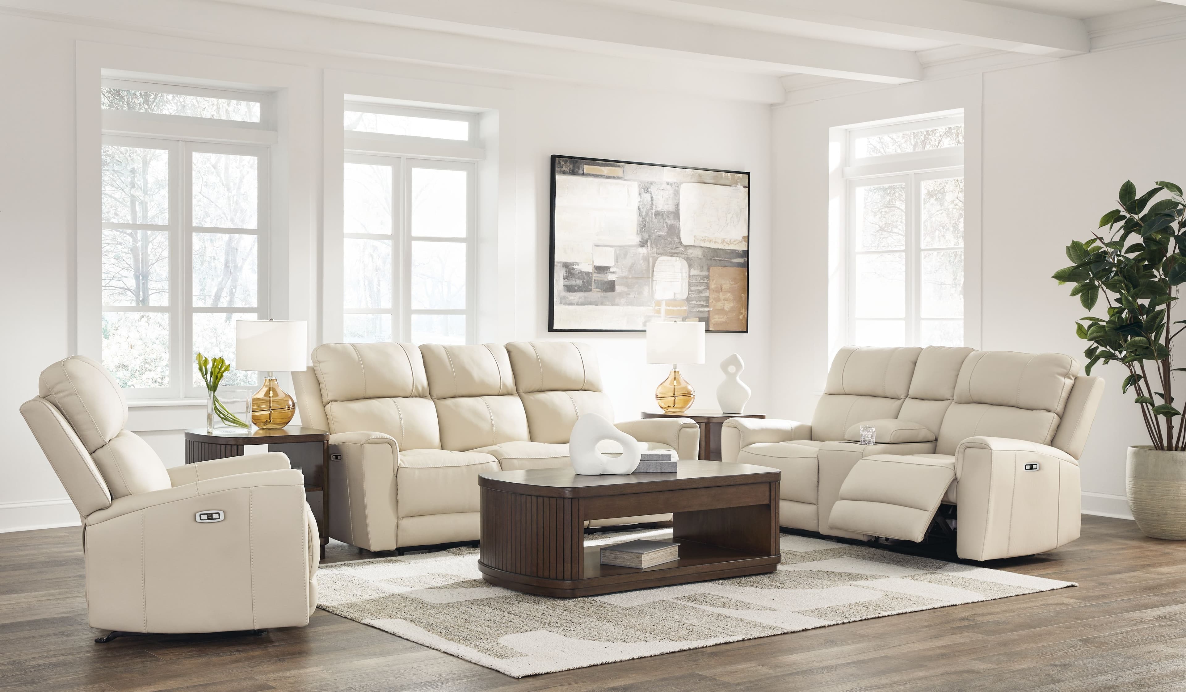 3 Pc. · Power Reclining Sofa, Power Reclining Loveseat With Console, Power Rocker Recliner