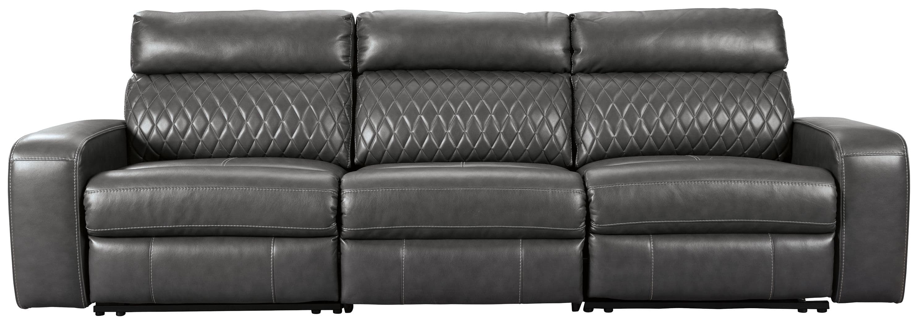 Samperstone - Sofa 3 Pc Sectional - Gray