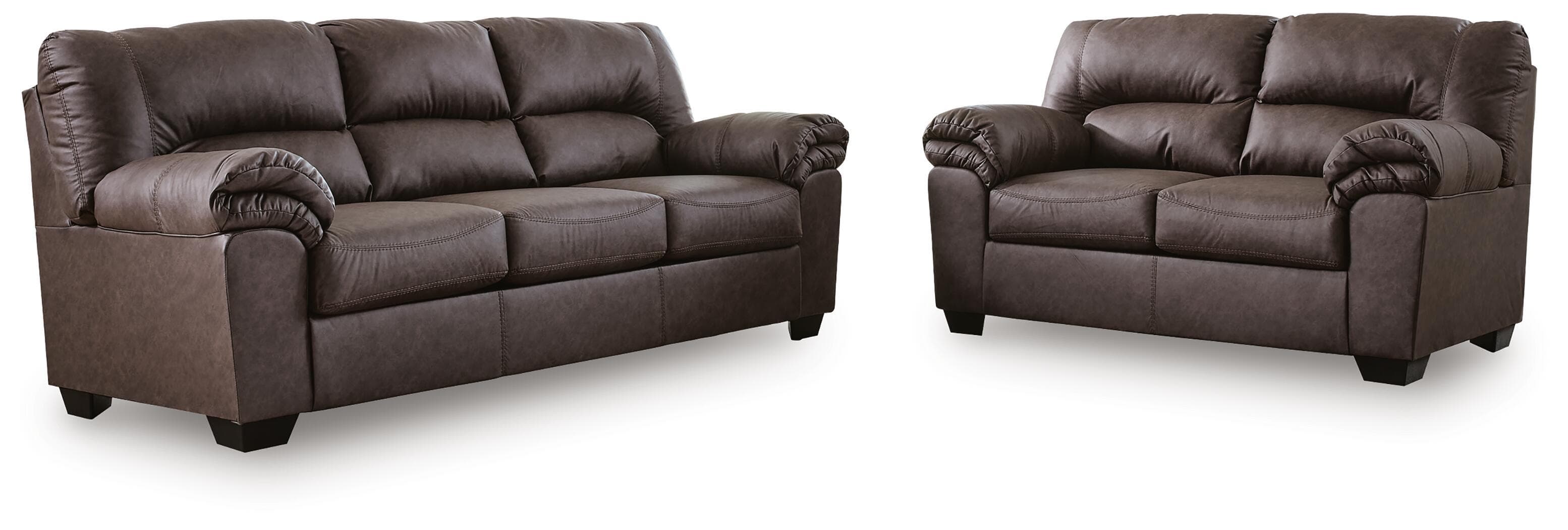 Willowbend - 2 Pc. - Sofa And Loveseat - Umber
