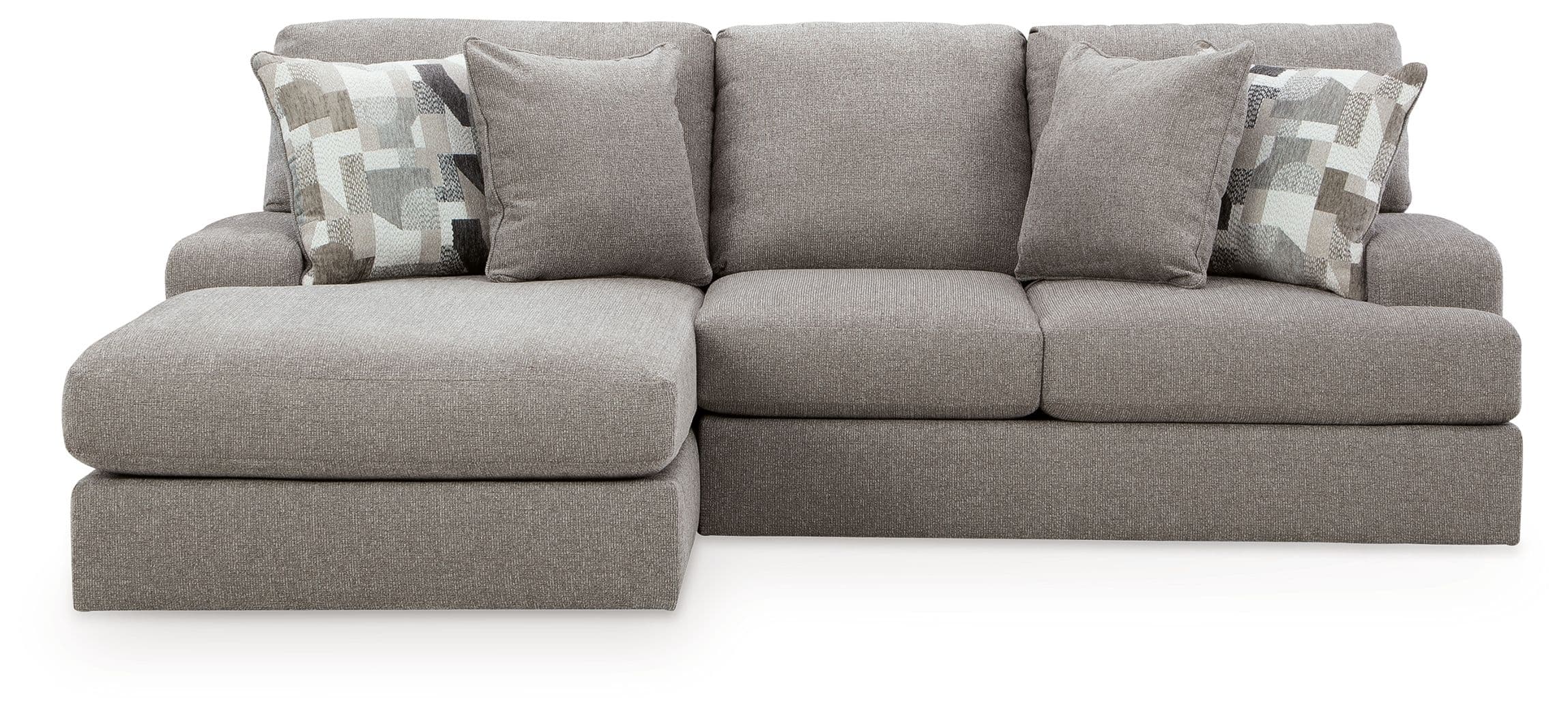 Lindon - 2-Piece Sectional With LAF Corner Chaise - Smoke