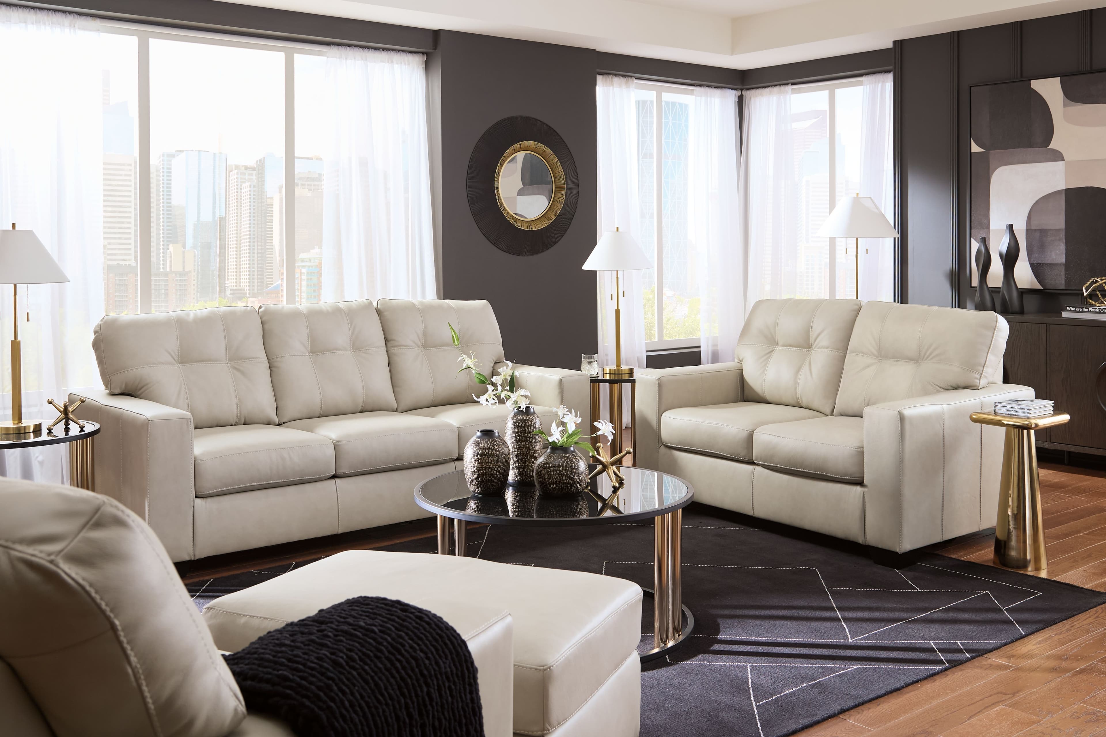 4 Pc. · Sofa, Loveseat, Chair, Ottoman