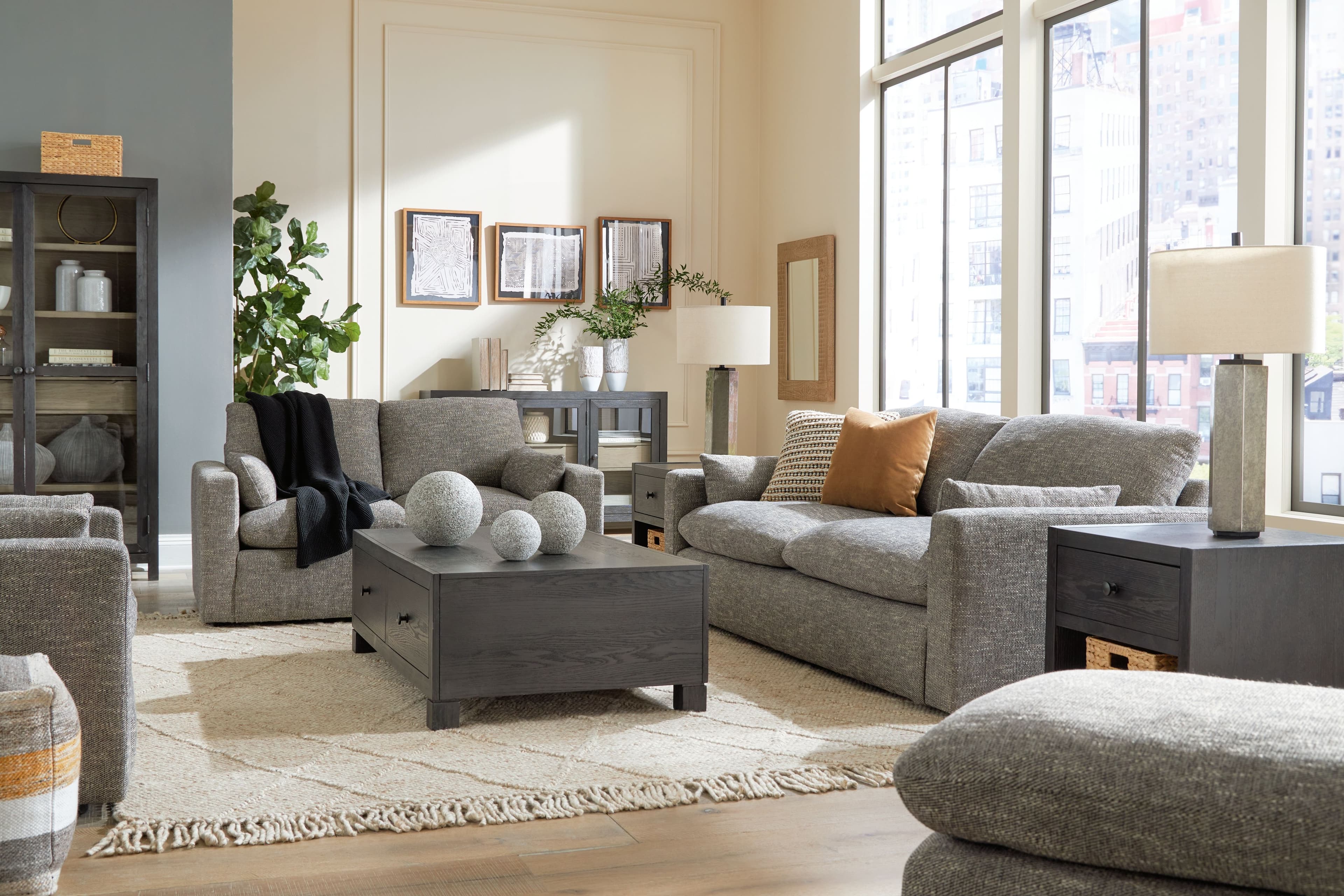 4 Pc. · Sofa, Loveseat, Chair And A Half, Ottoman