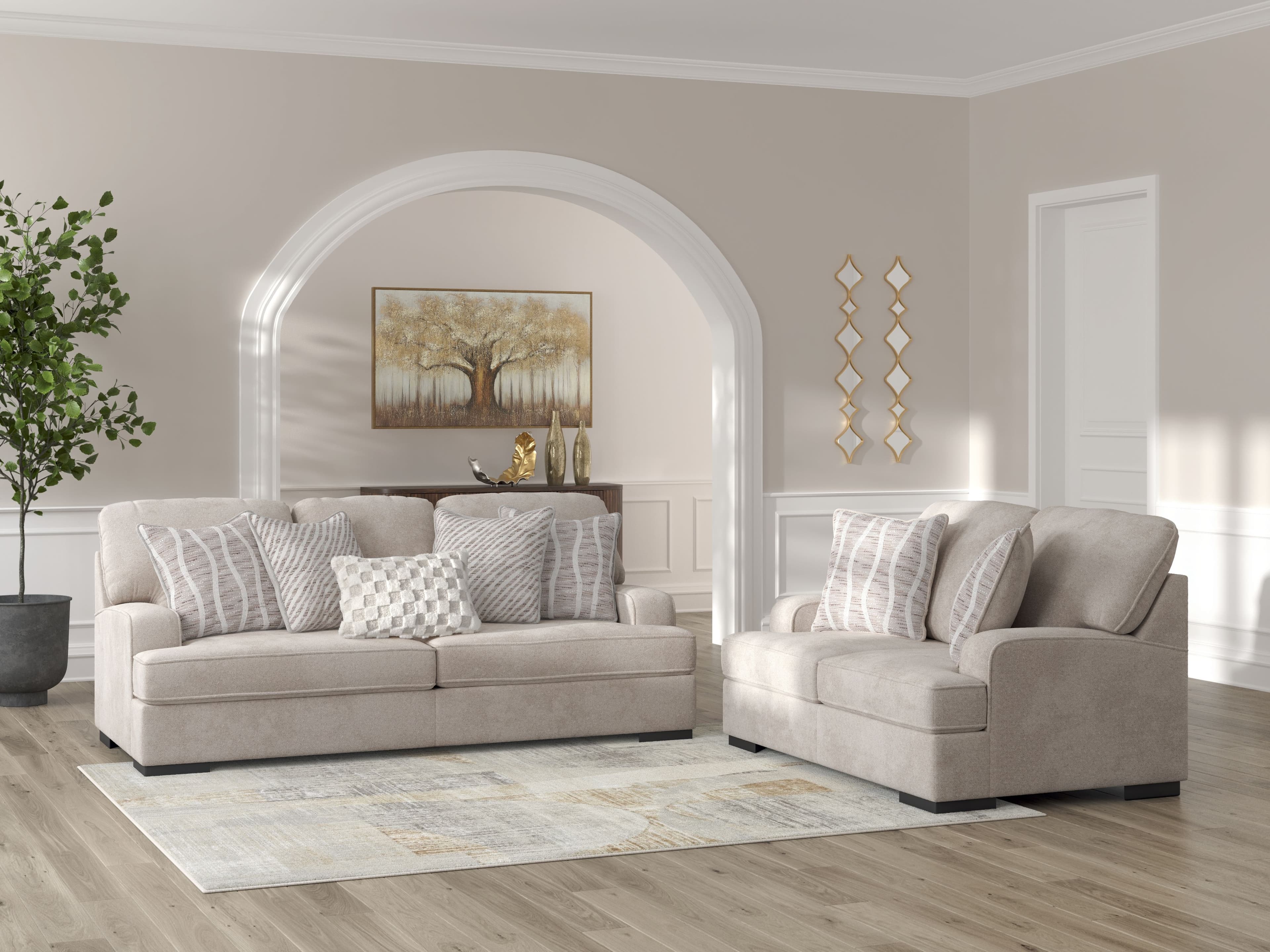 2 Pc. · Sofa, Loveseat