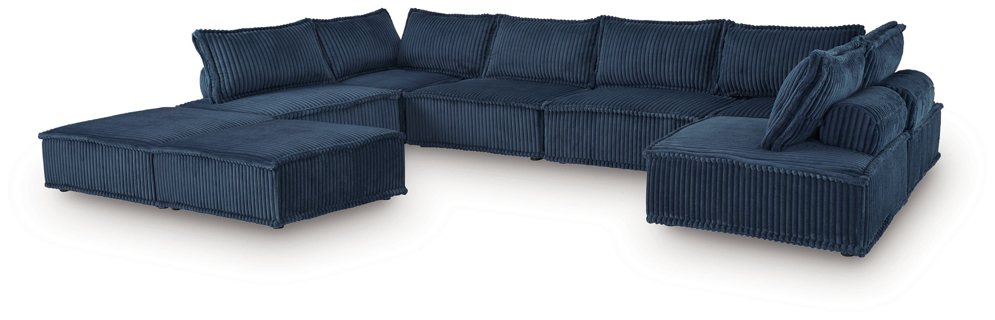8-Piece Modular Seating · Navy