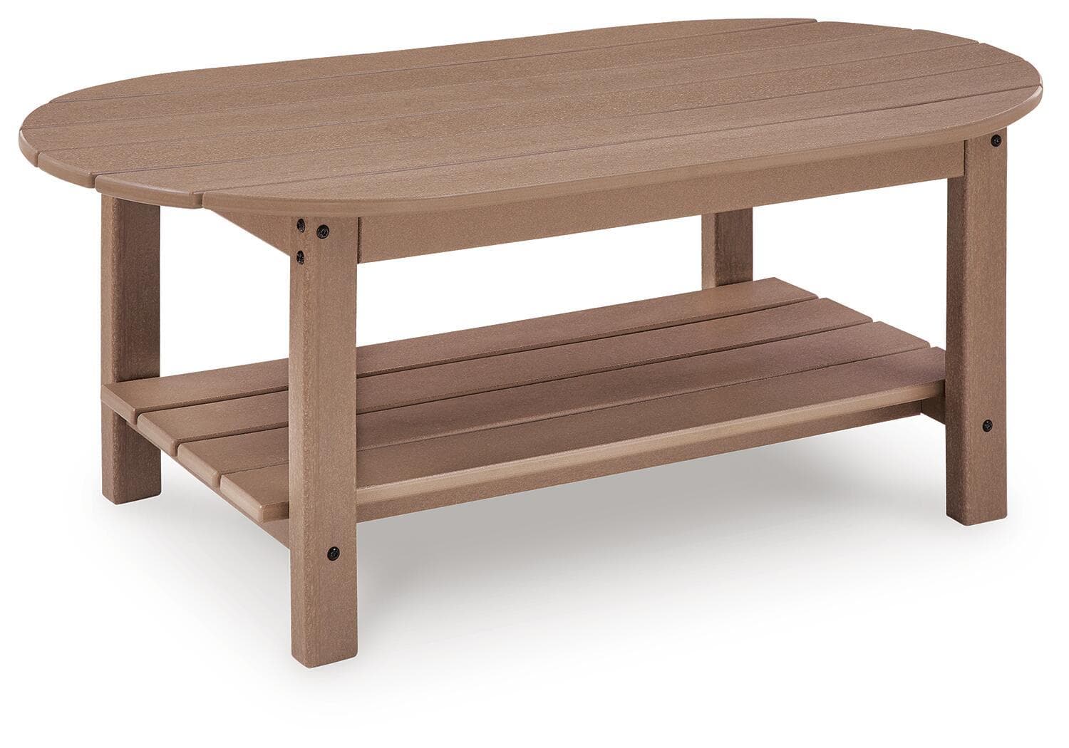 Grover Beach - Oval Cocktail Table - Driftwood