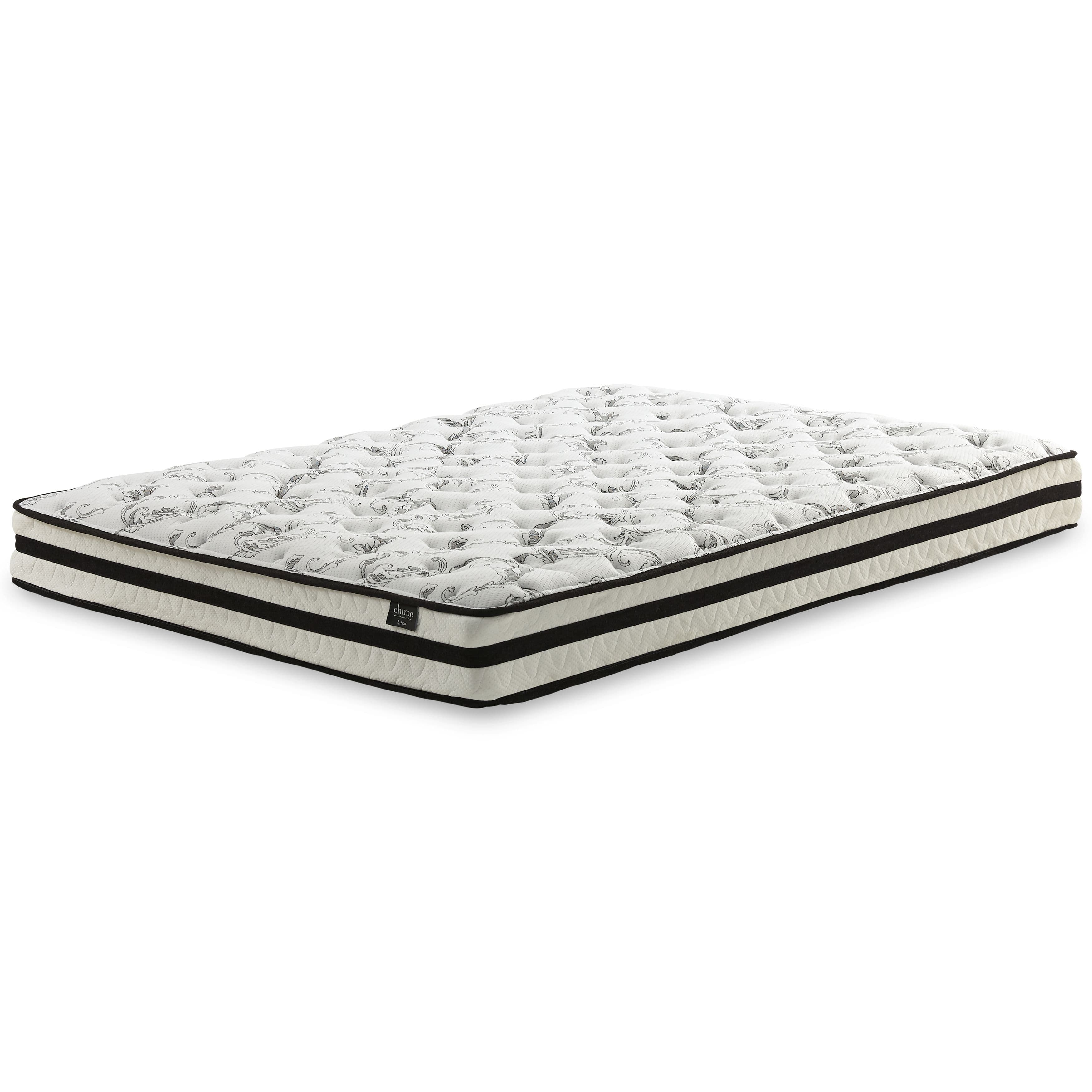 8 Inch Chime Innerspring - 8" Firm Full Mattress - White