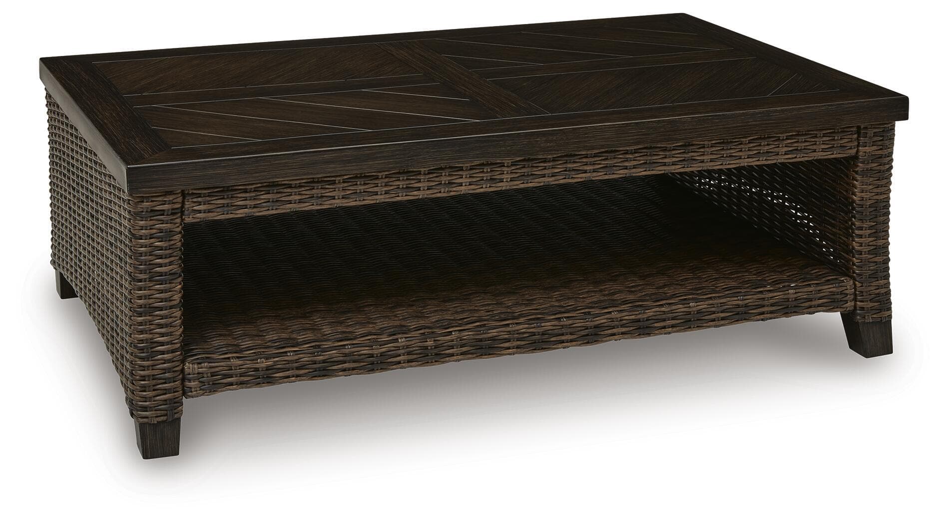 Monterey Point - Rectangular Cocktail Table - Dark Brown