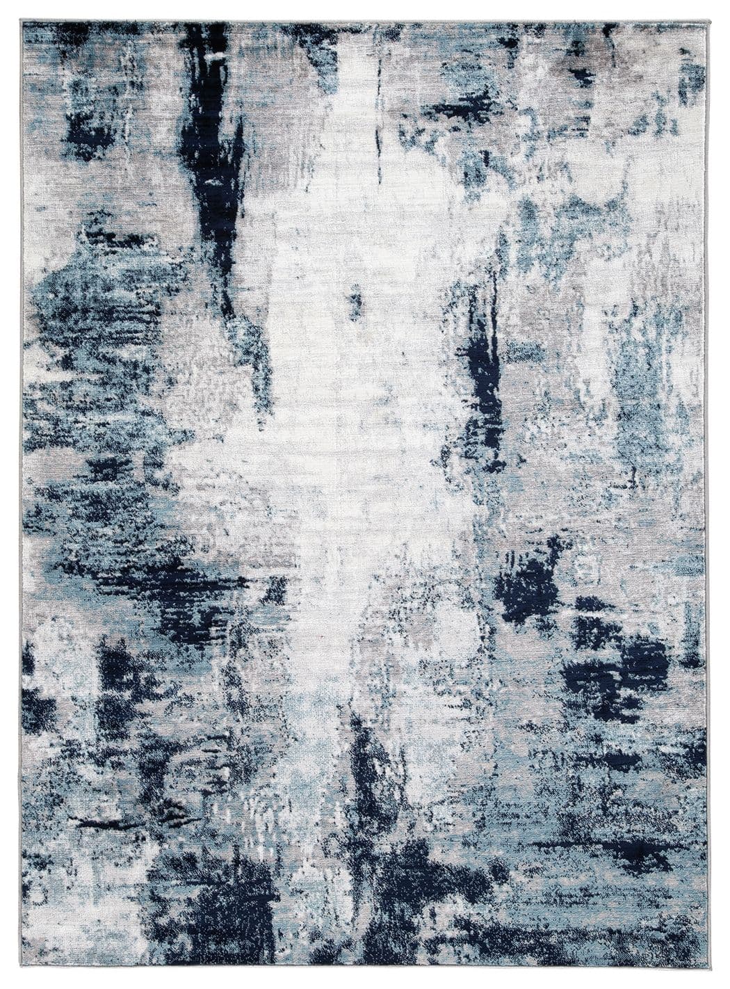 5' x 7' Rug · Cream / Blue / Gray