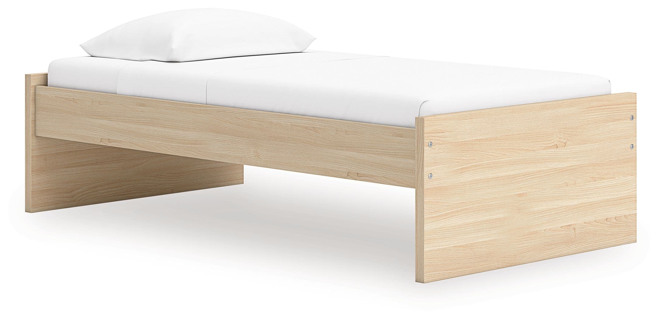 Twin Platform Bed · Natural