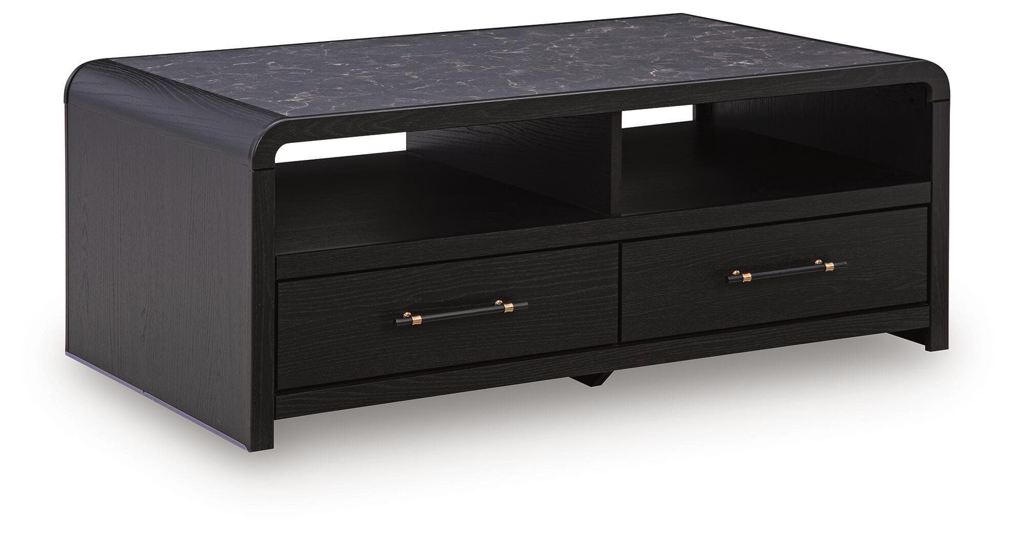 Clanden - Rectangular Cocktail Table - Black