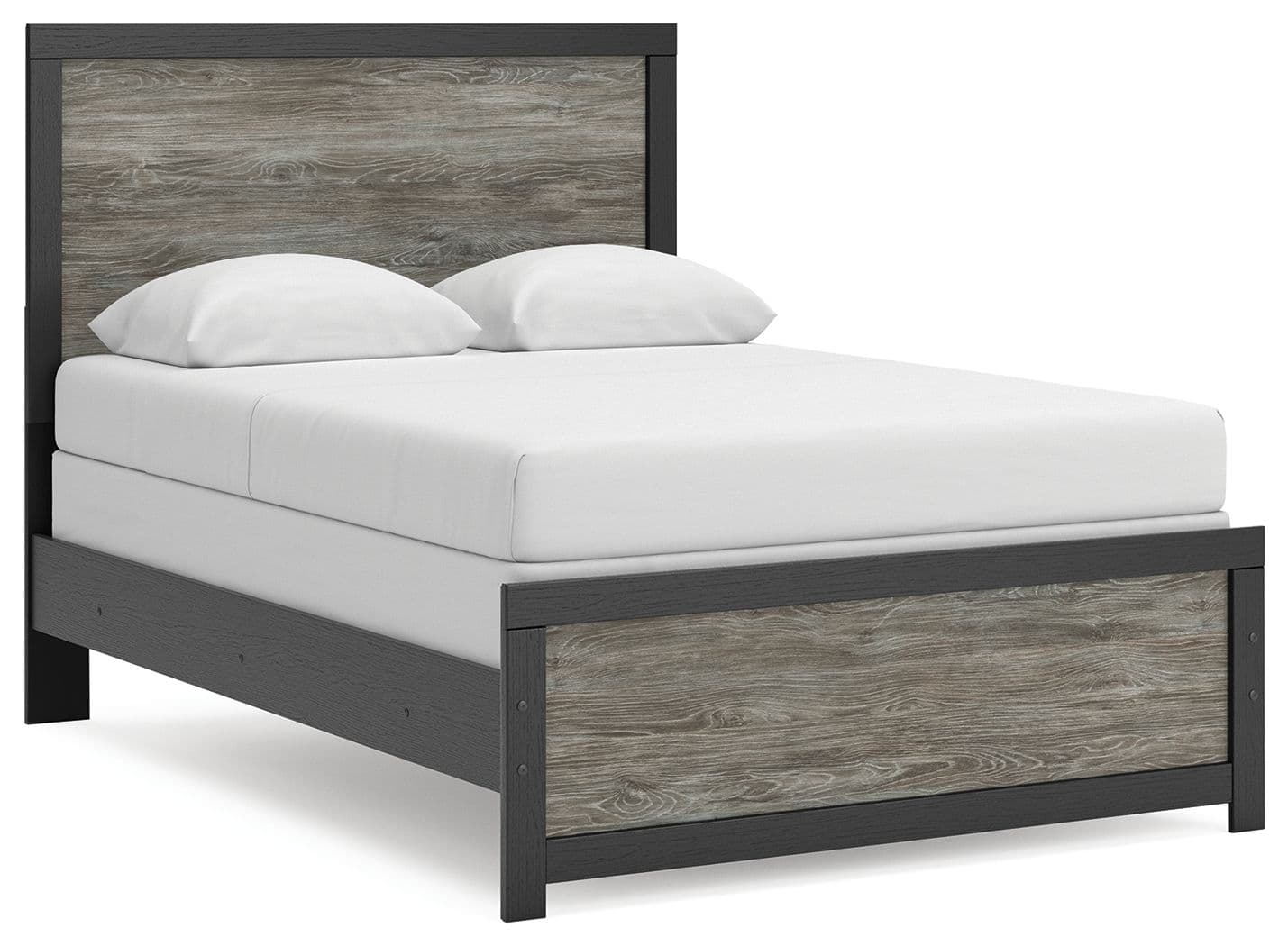 Full Panel Bed · Black / Gray