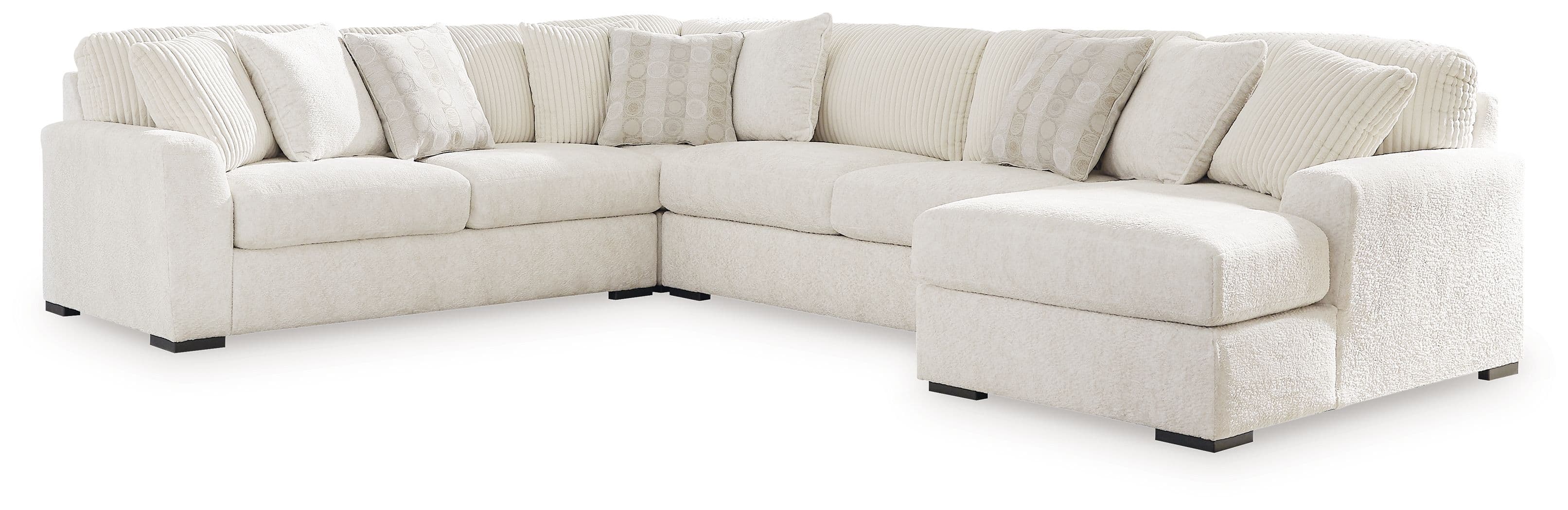 4-Piece Sectional With Raf Corner Chaise