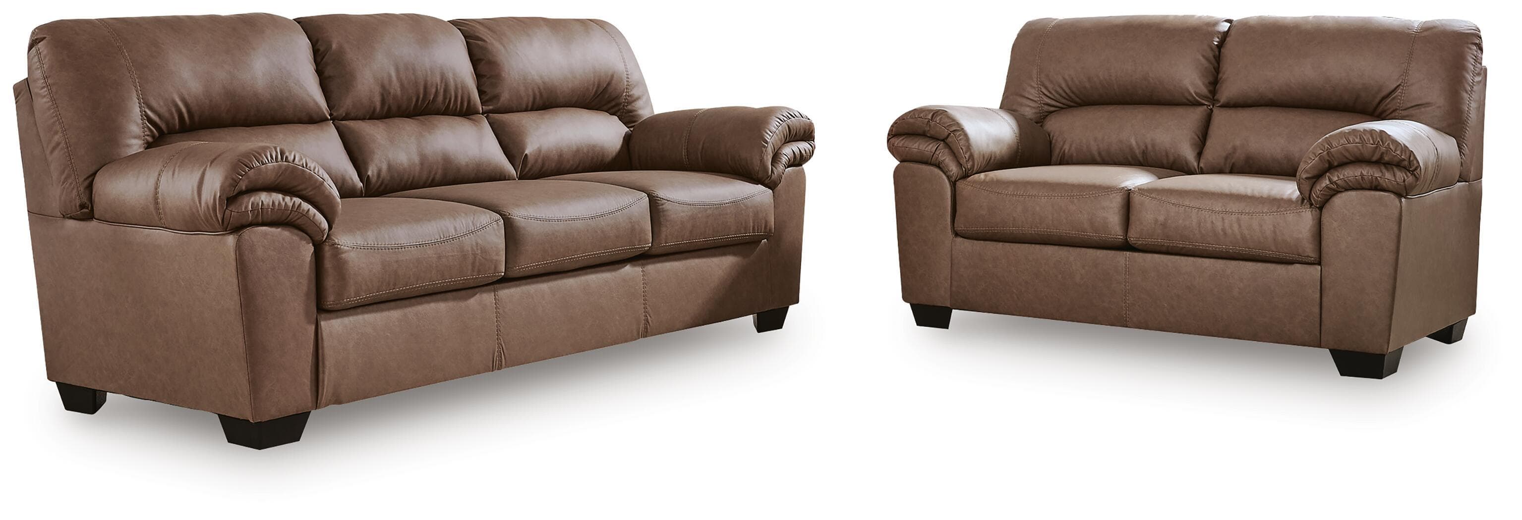 Willowbend - 2 Pc. - Sofa And Loveseat - Caramel