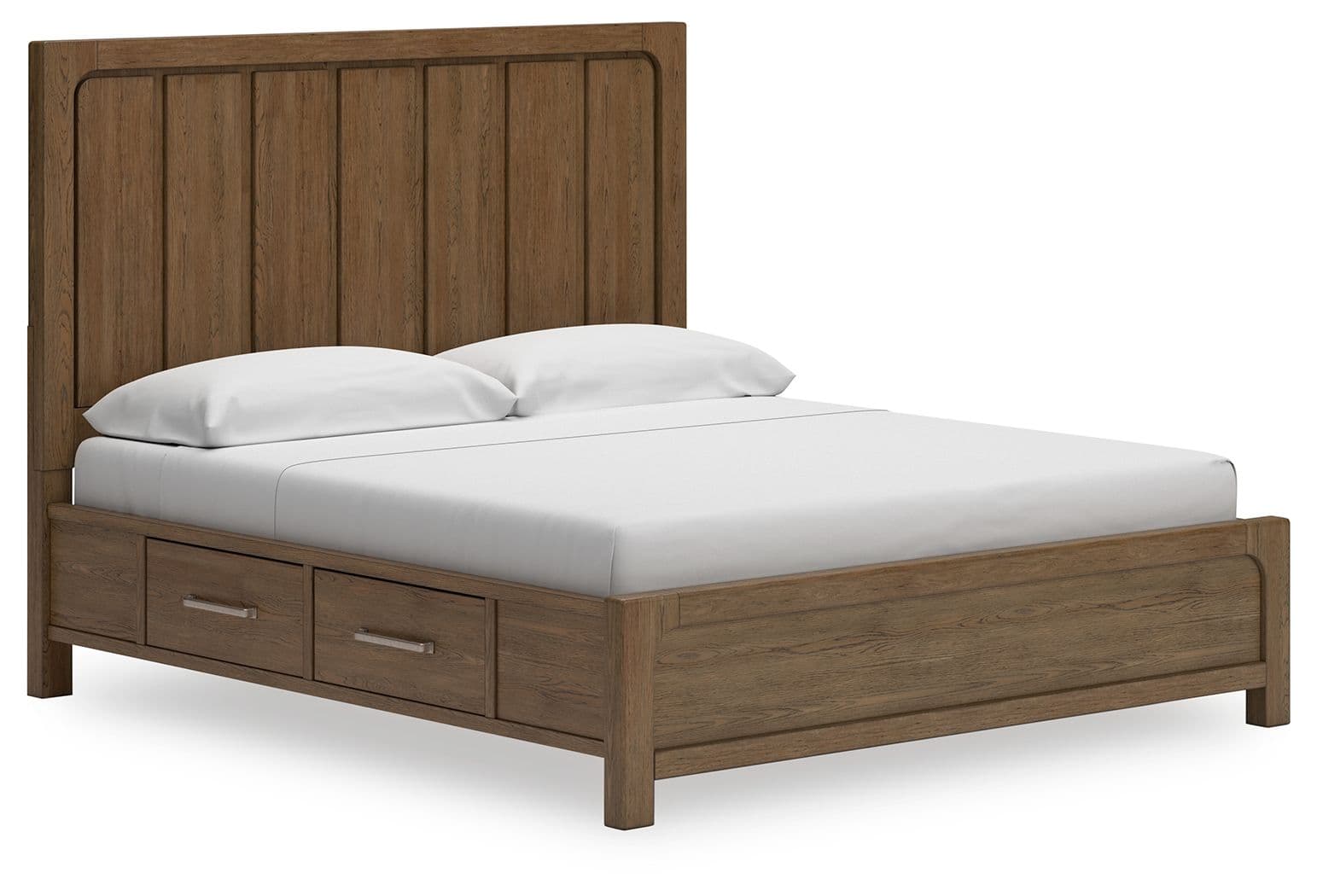 King Panel Bed With Storage