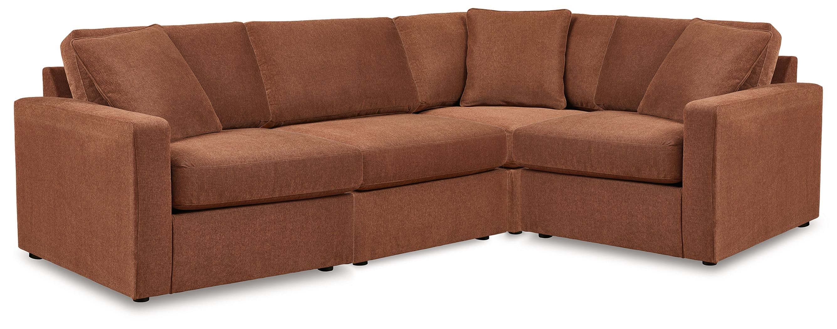 4-Piece Sectional With LAF / RAF Corner Chairs