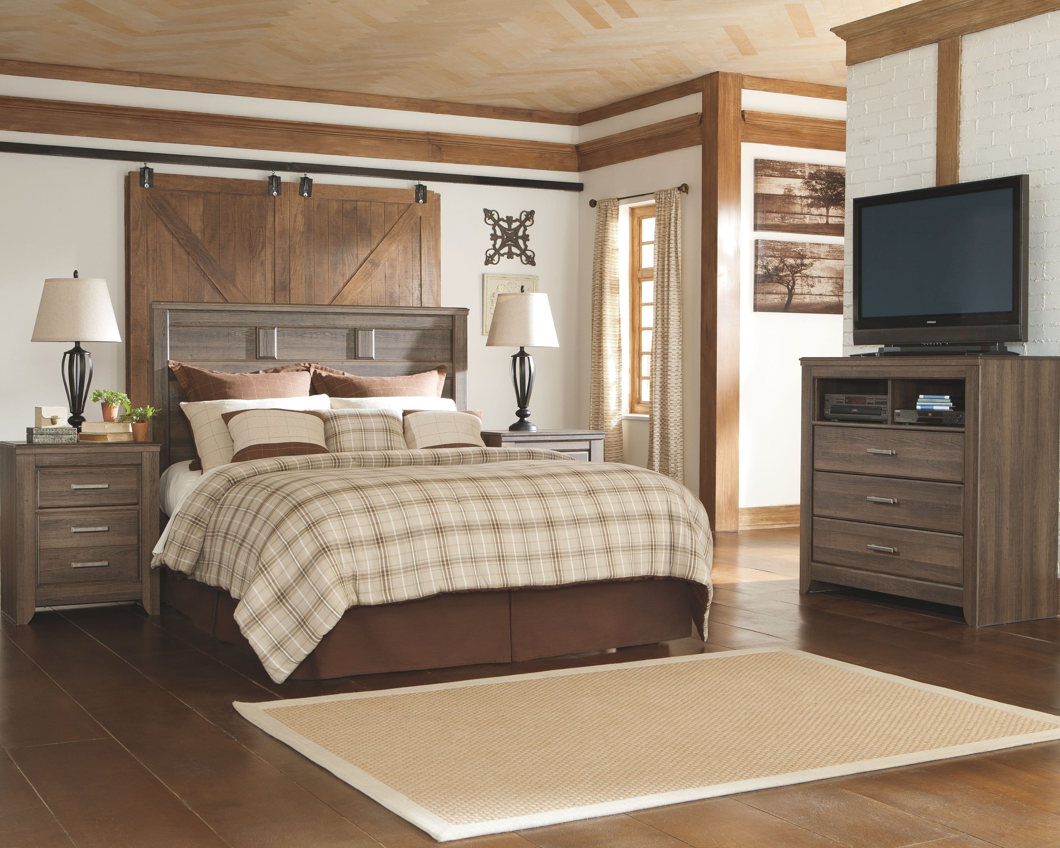 3 Pc. · Dresser, Mirror, Queen Panel Headboard