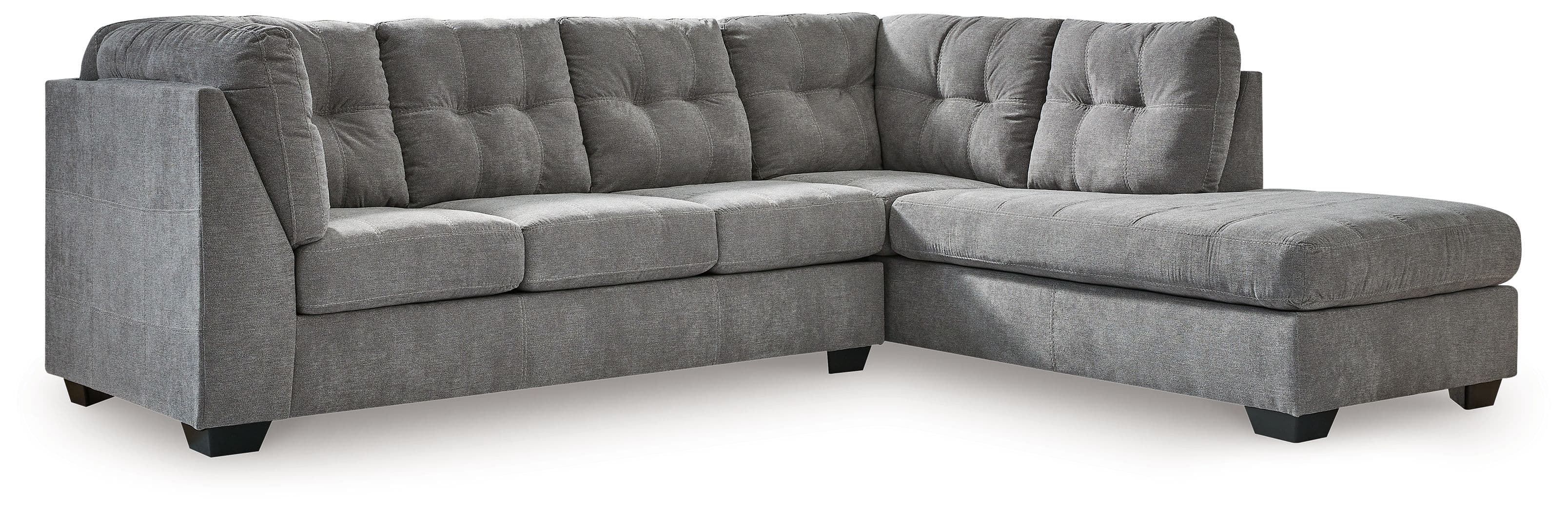 2-Piece Sectional With Raf Corner Chaise