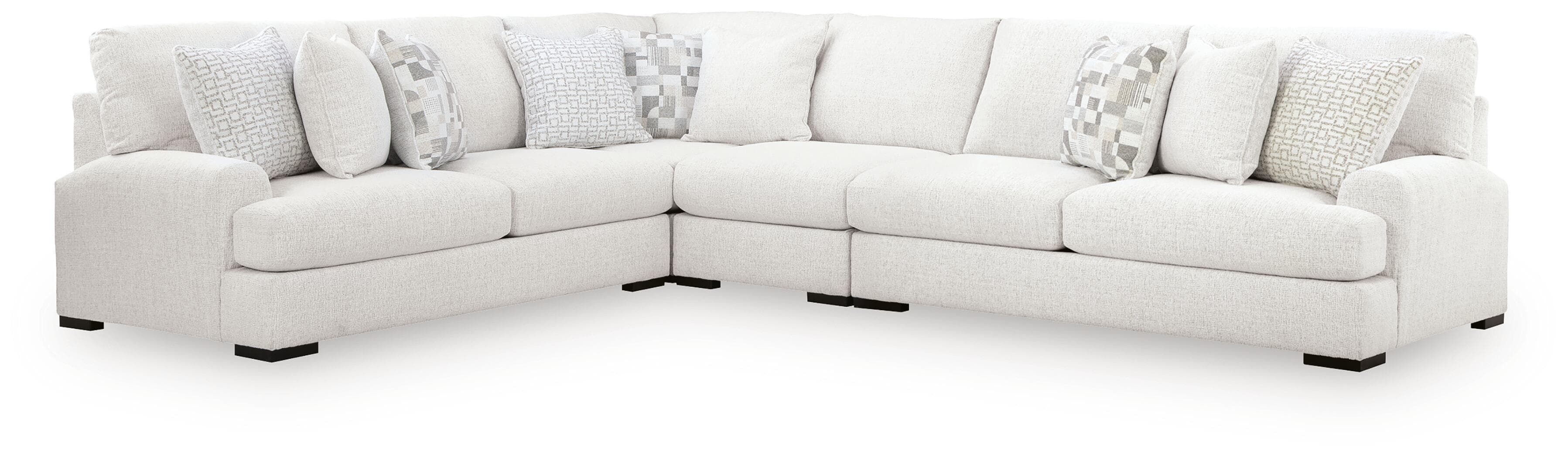 Misty-Lakes - 4-Piece Sectional - Chalk