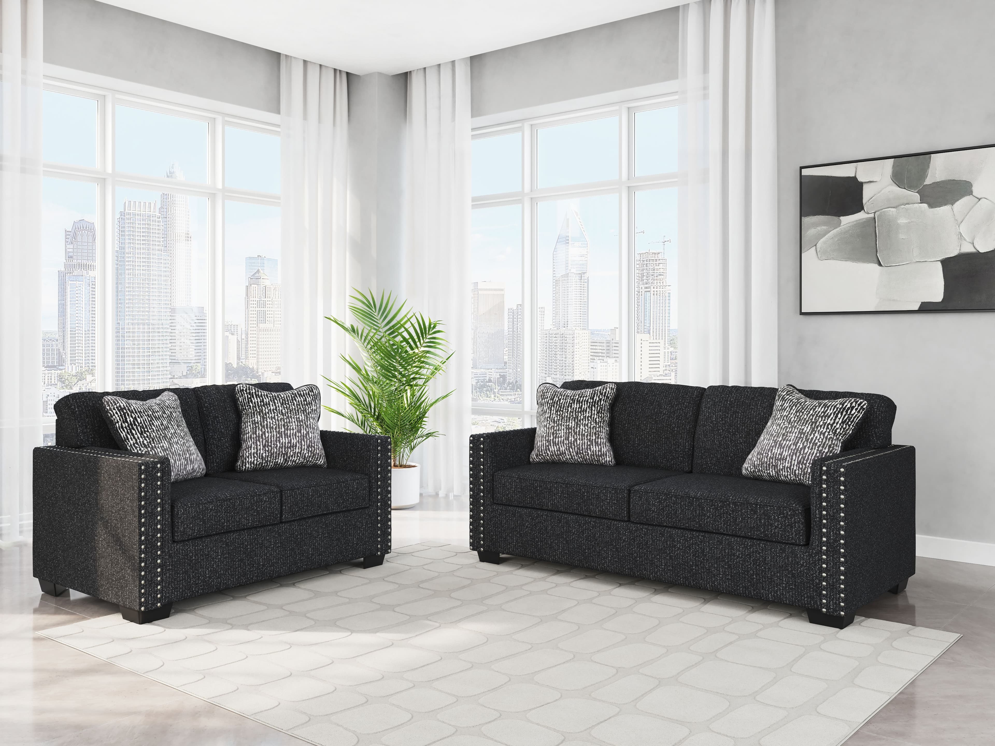 2 Pc. · Sofa, Loveseat