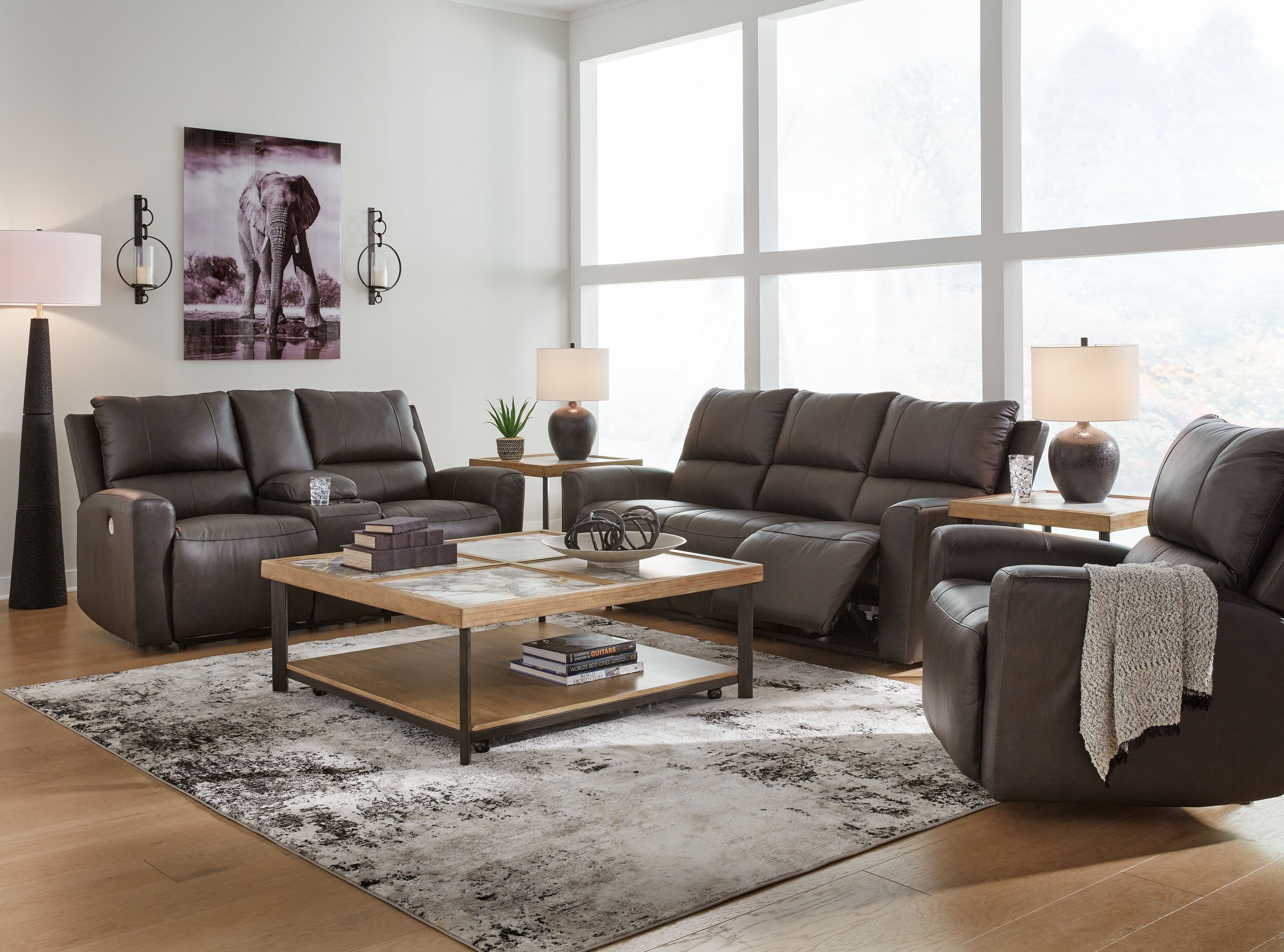 3 Pc. · Power Reclining Sofa, Power Reclining Loveseat With Console, Power Rocker Recliner