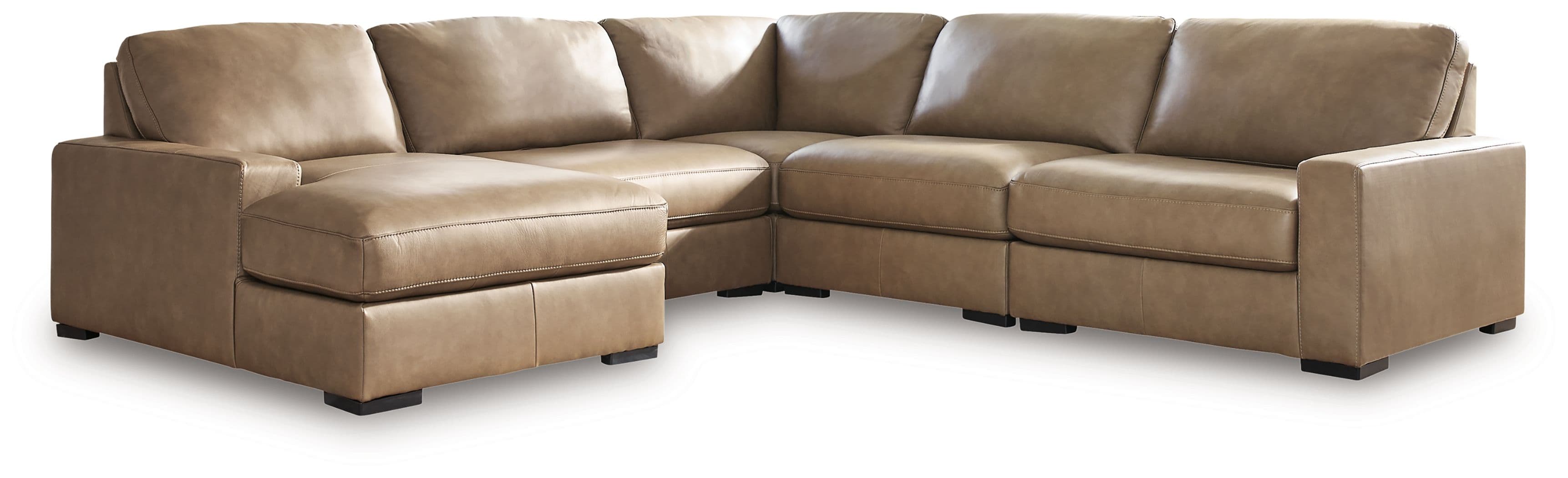 Veronella - 5-Piece Sectional With LAF Corner Chaise - Sahara