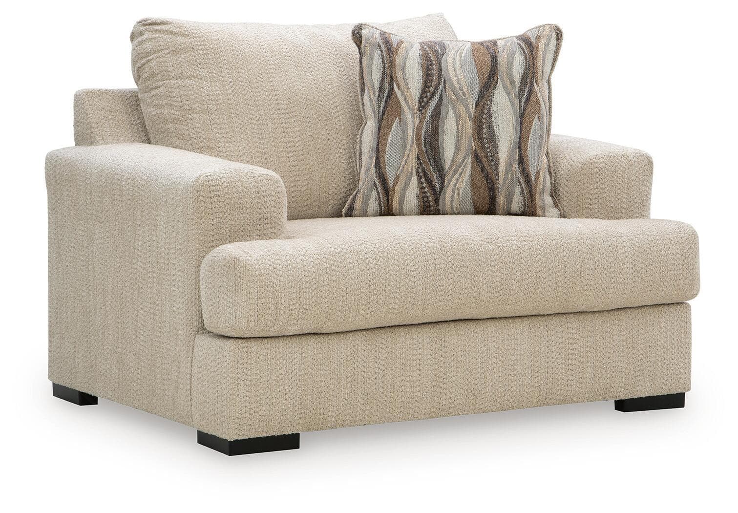 Lofwood - Chair And A Half - Oatmeal