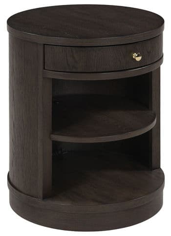 Leighmour - Accent Table - Dark Brown