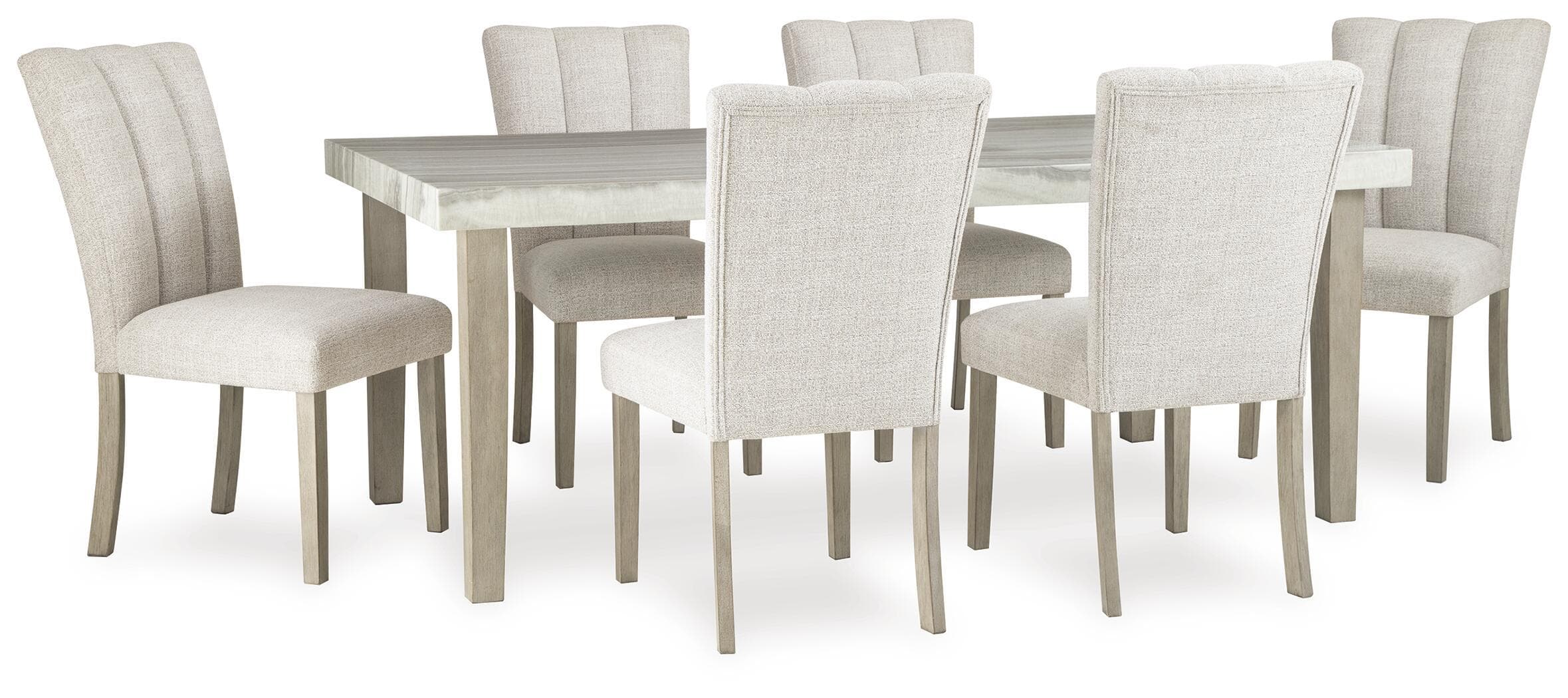 Larawyn - 7 Pc. - Dining Table And 6 Chairs - Bisque