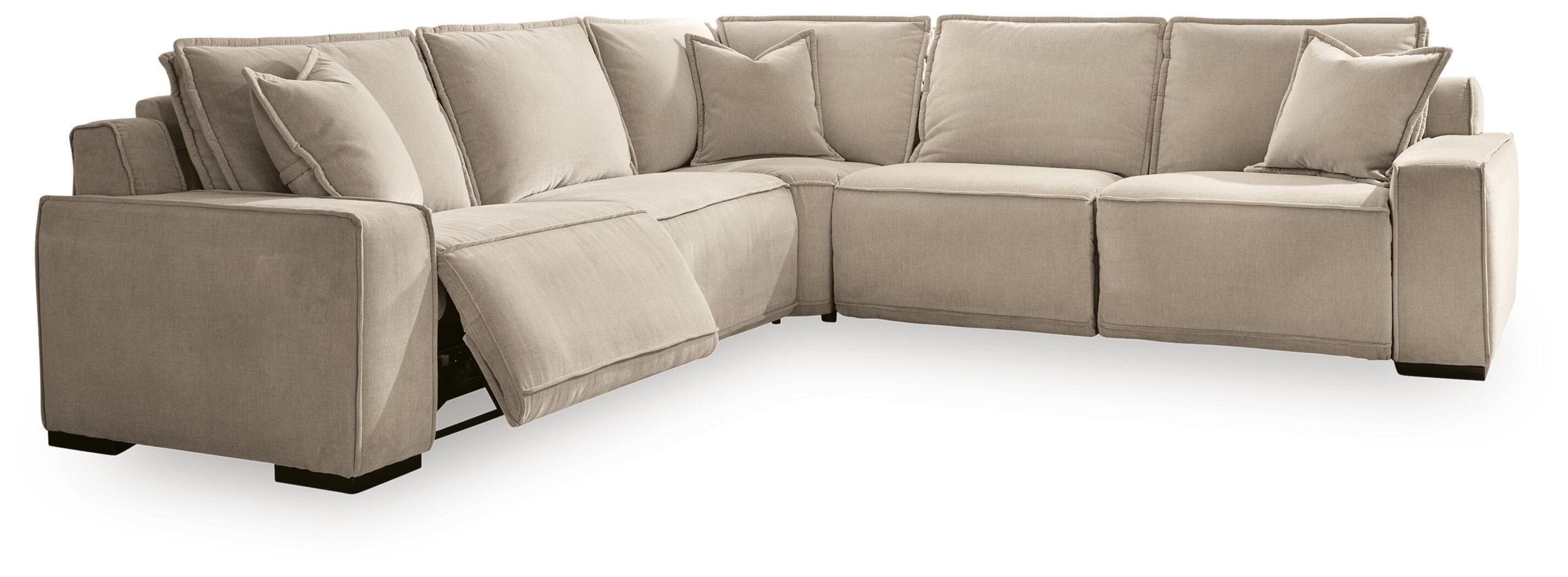 Carceri - 5-Piece Power Sectional Reclining Sofa - Cashmere