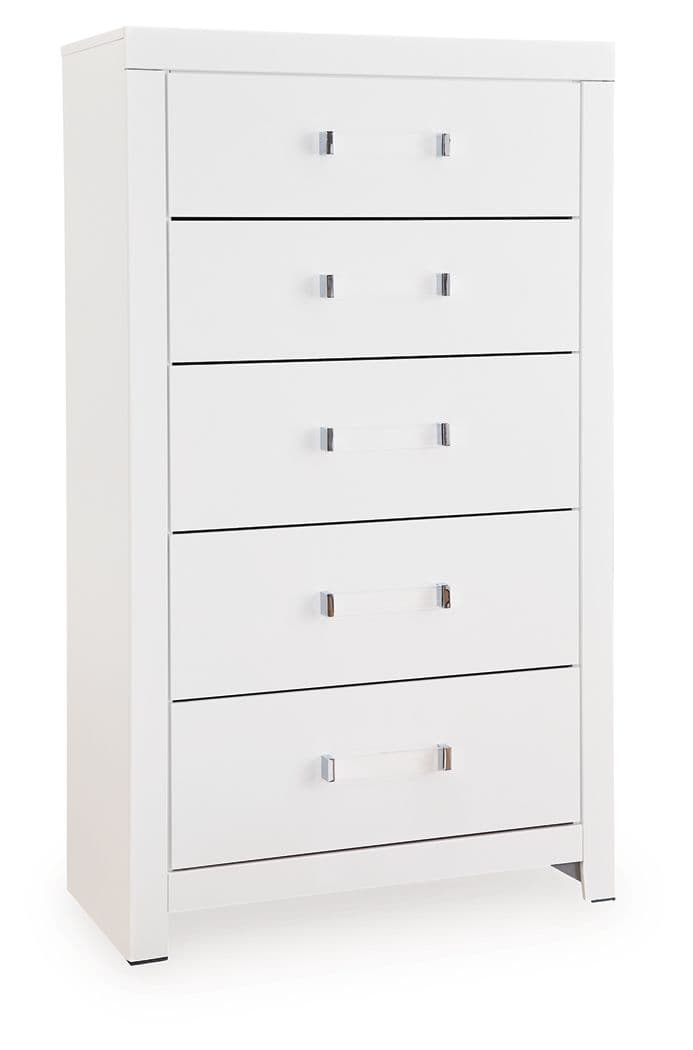 Maeling - Five Drawer Chest - White