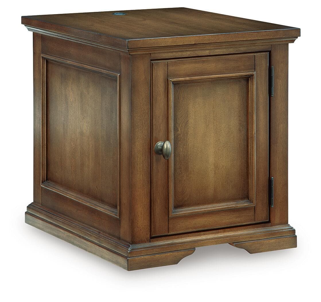 Channley - Rectangular End Table - Brown