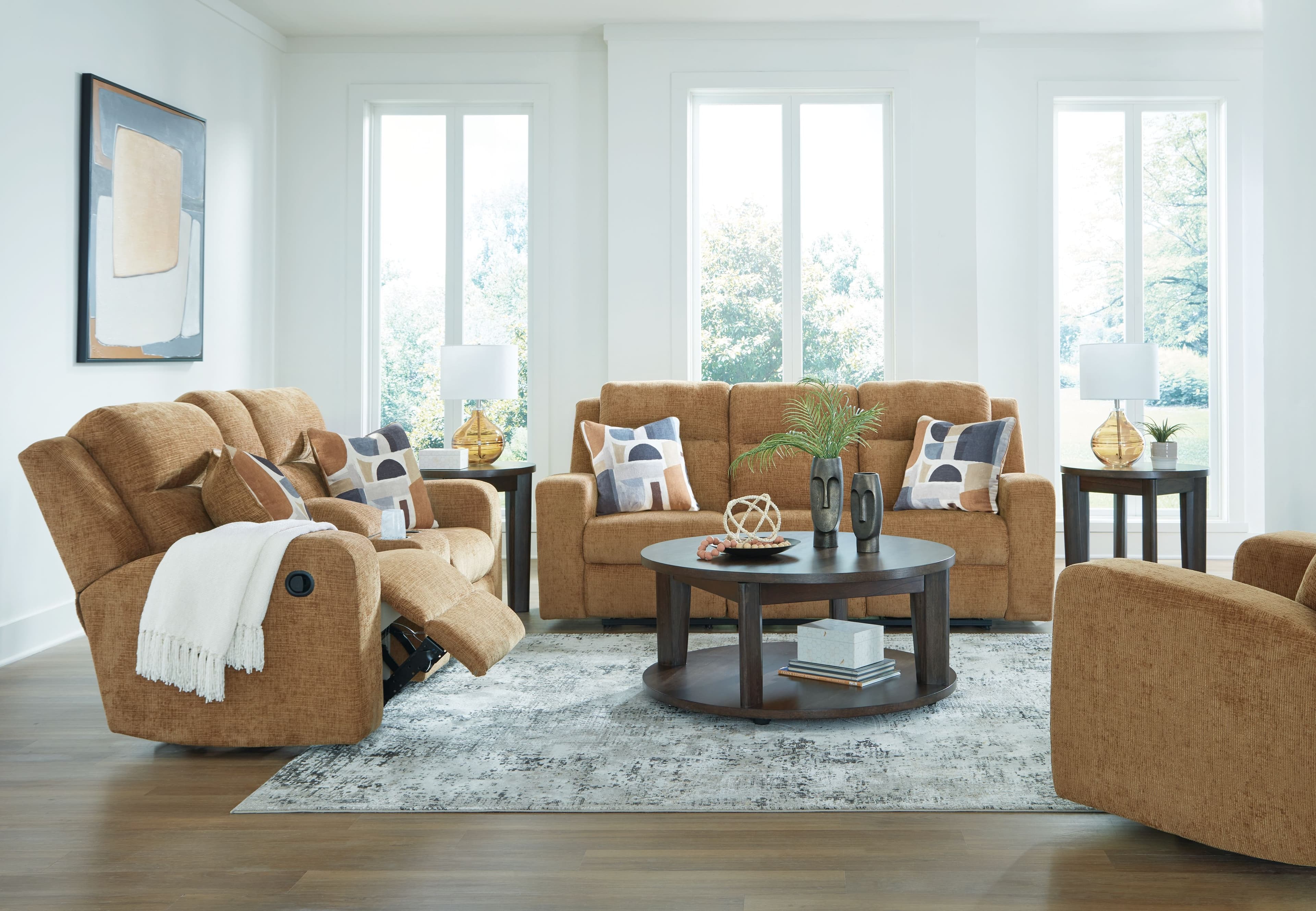 3 Pc. · Reclining Sofa, Reclining Loveseat With Console, Rocker Recliner