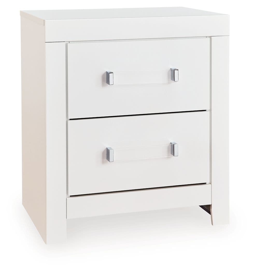 Maeling - Two Drawer Night Stand - White