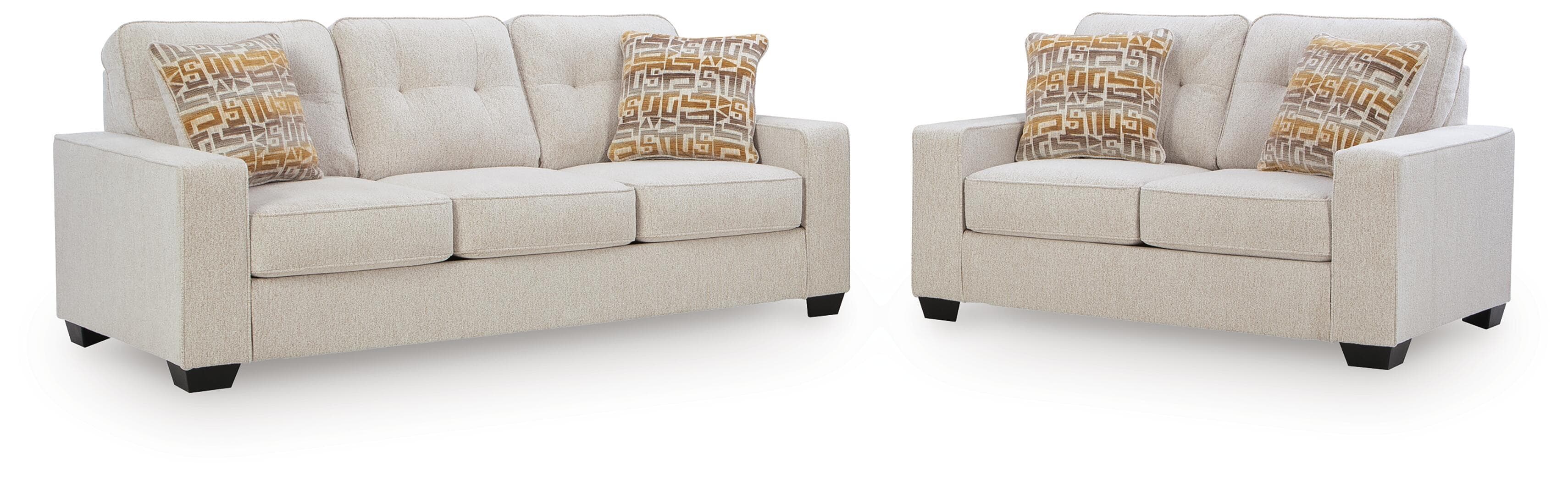 Larimer - 2 Pc. - Sofa And Loveseat - Stone