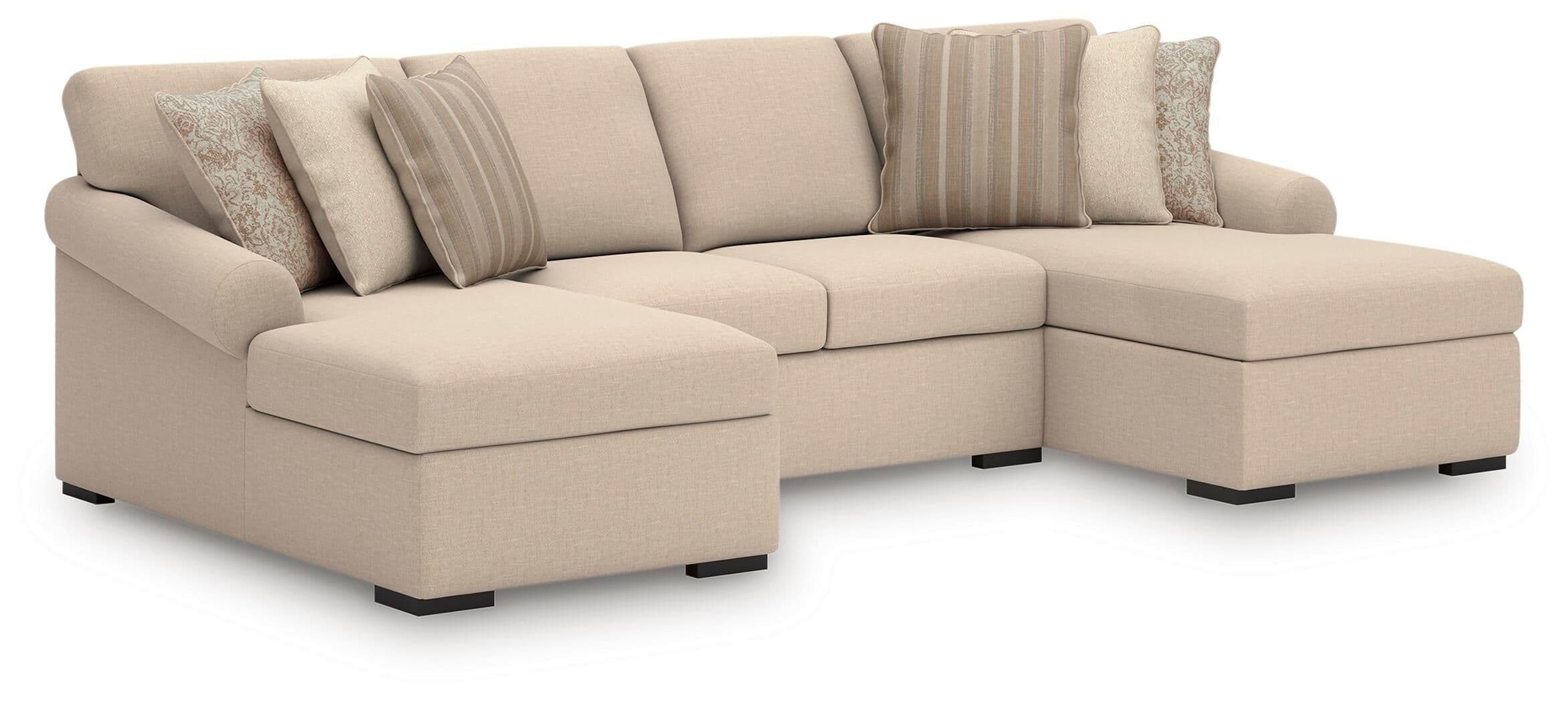 LadyMae - 3-Piece Double Chaise Sectional - Twill