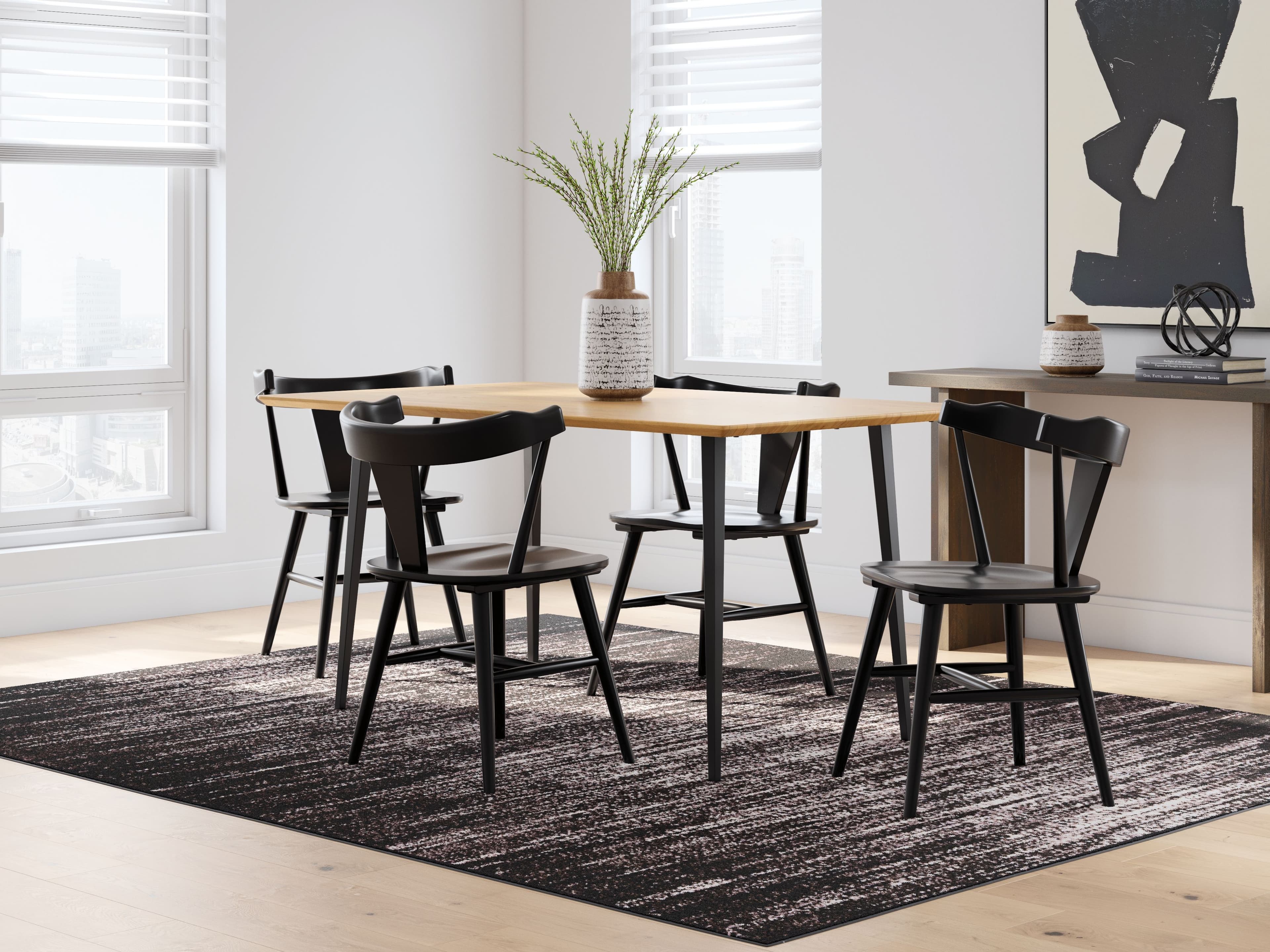 5 Pc. · Dining Room Table, 4 Side Chairs