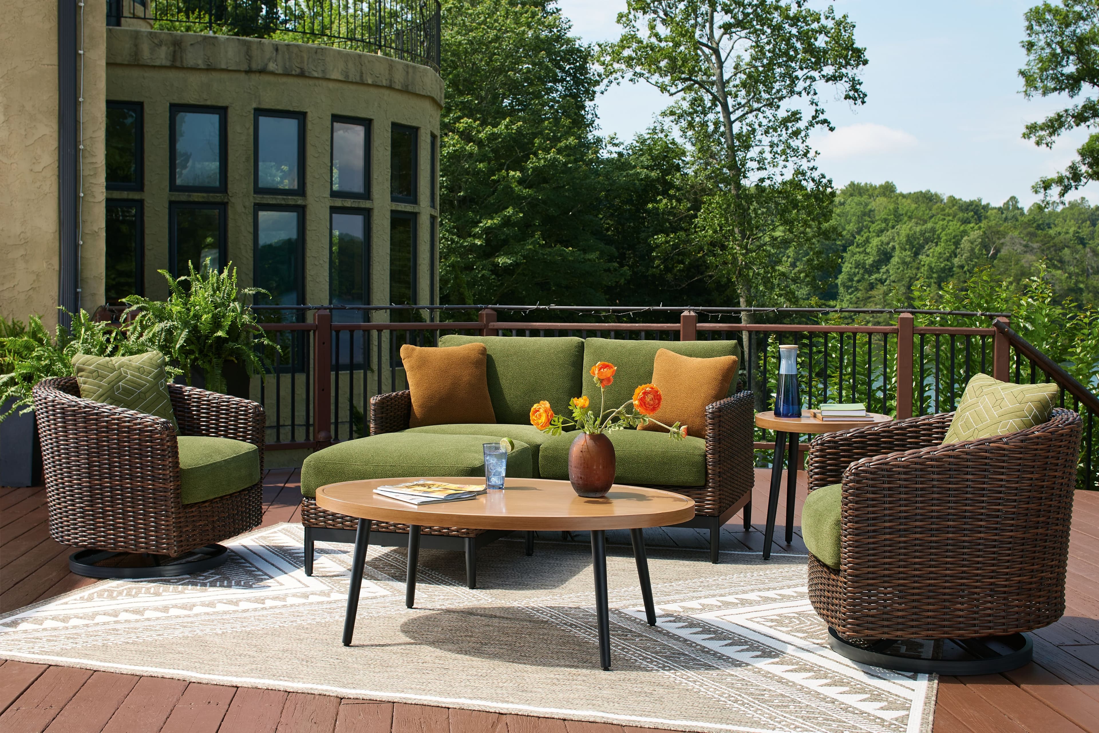 Lounge Set With Loveseat