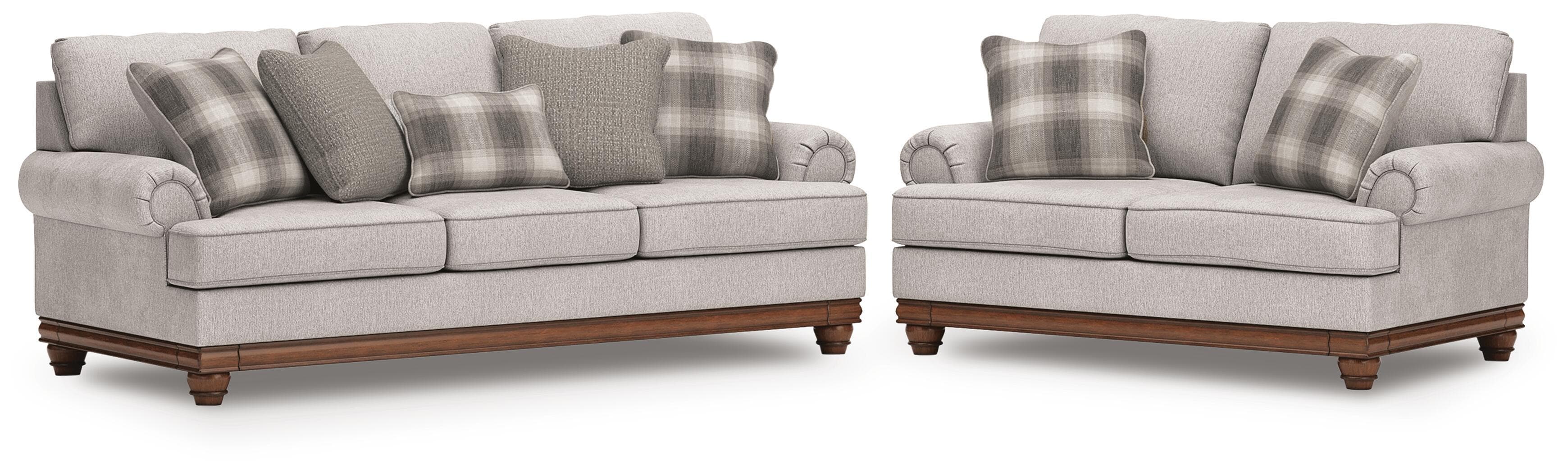 Clearbrooke - 2 Pc. - Sofa And Loveseat - Sandstone