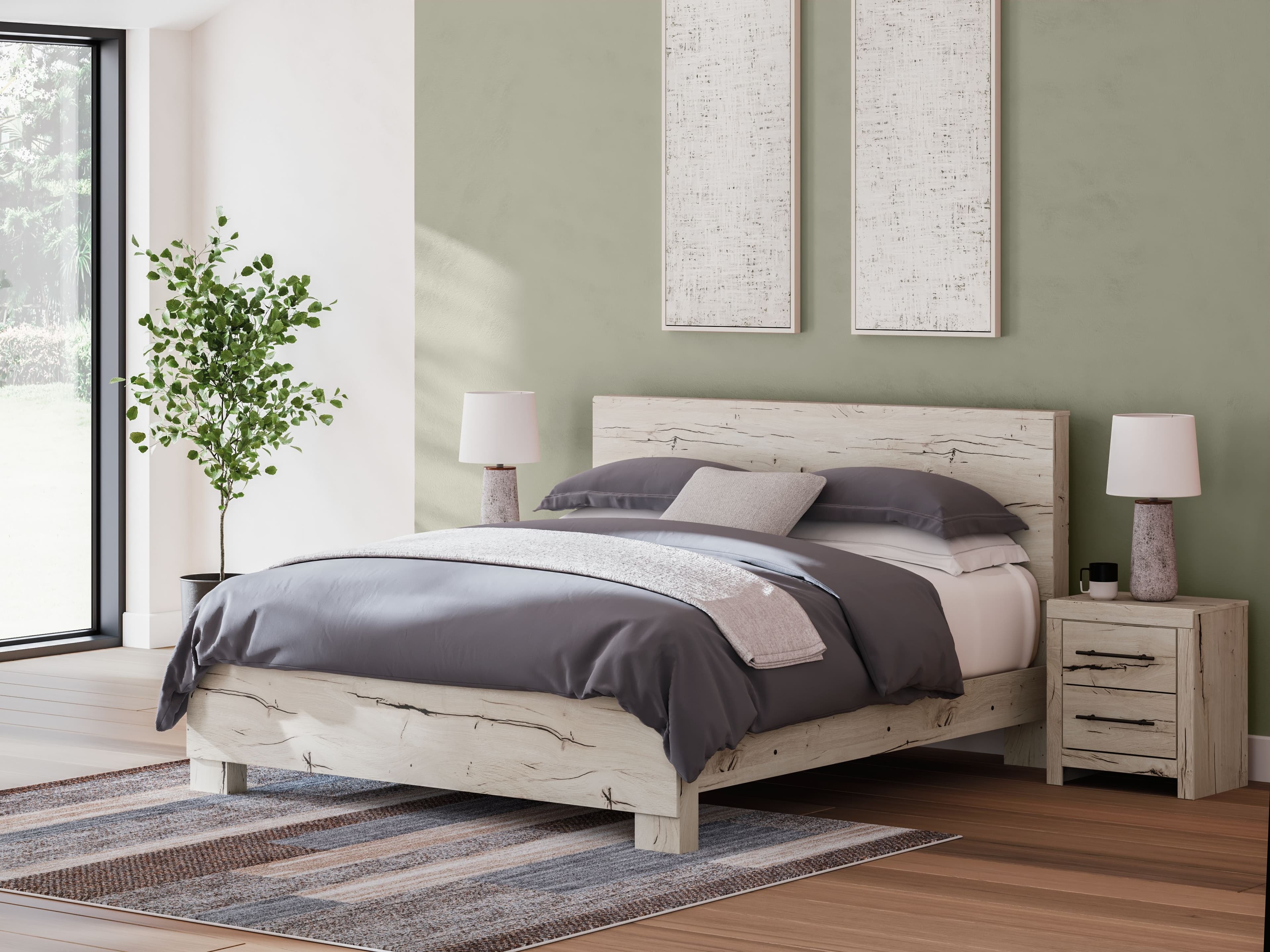 King Panel Bed