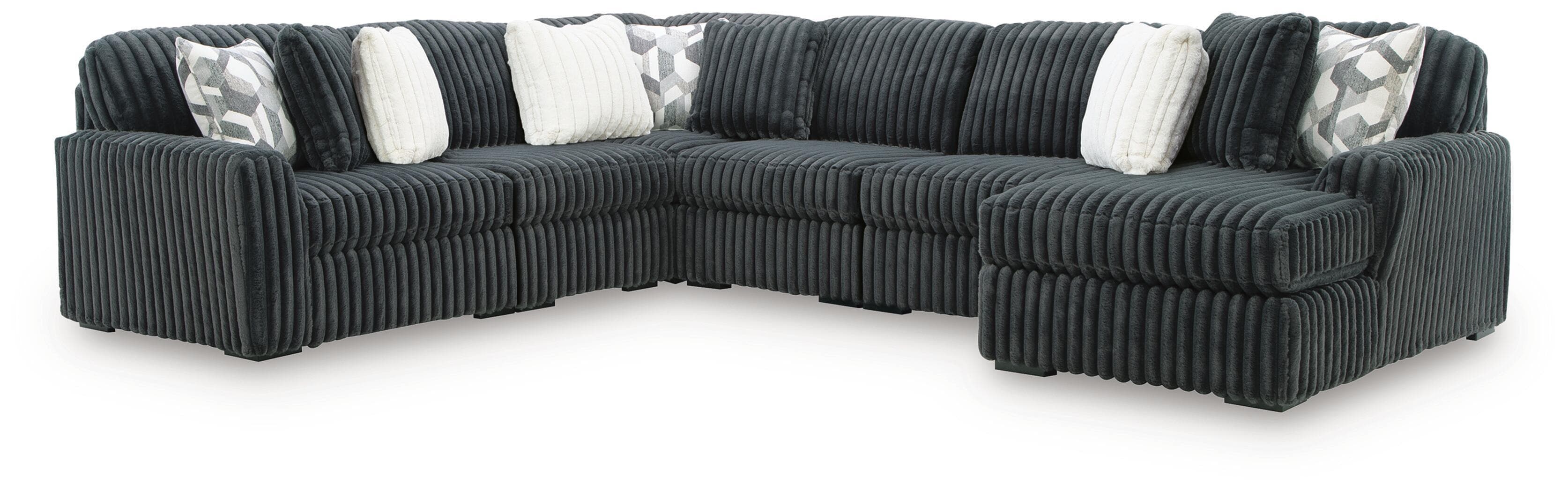 6-Piece Sectional With RAF Corner Chaise