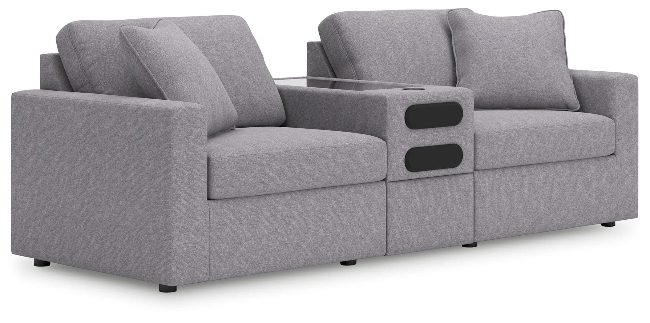 3-Piece Sectional With Audio System Console