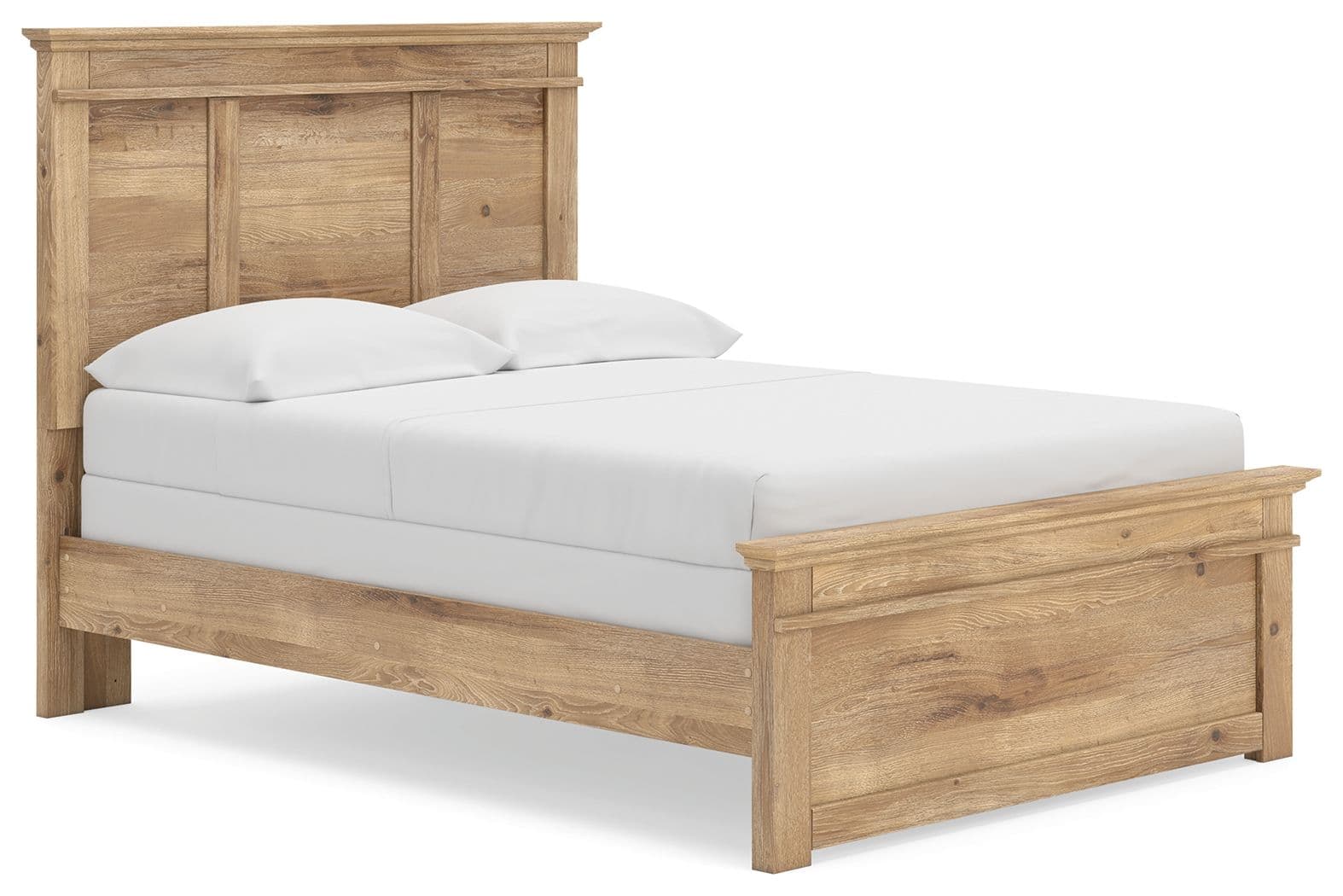 Full Panel Bed · Tan